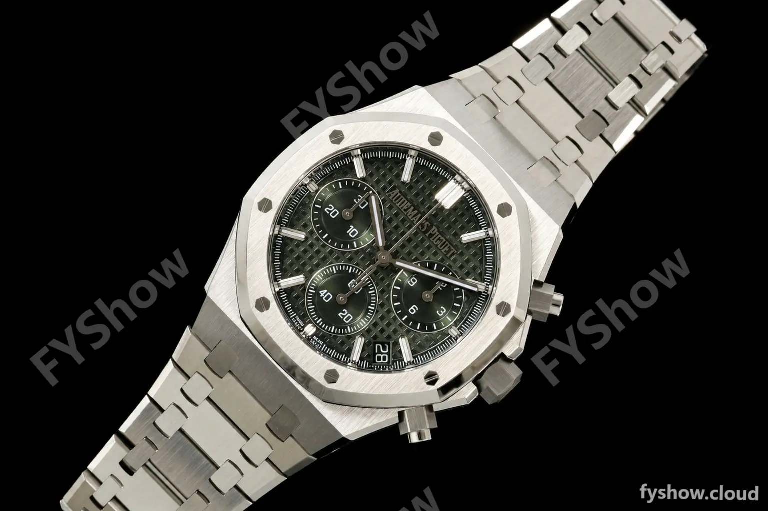 Audemars Piguet - Royal Oak 26240ST 41mm SS/SS Green Dial ZF DD4401 Free Sprung - Image 5