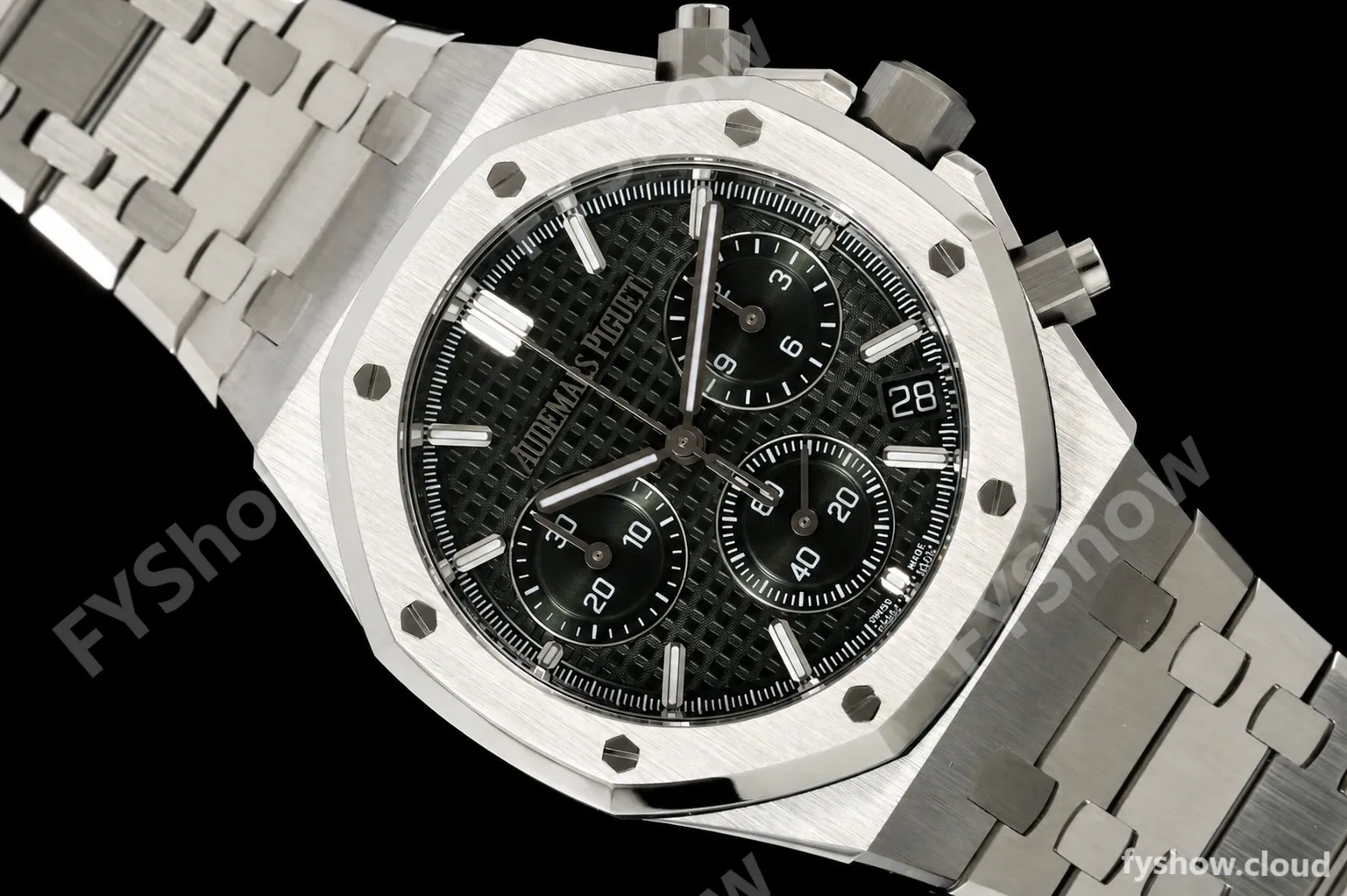 Audemars Piguet - Royal Oak 26240ST 41mm SS/SS Green Dial ZF DD4401 Free Sprung - Image 6