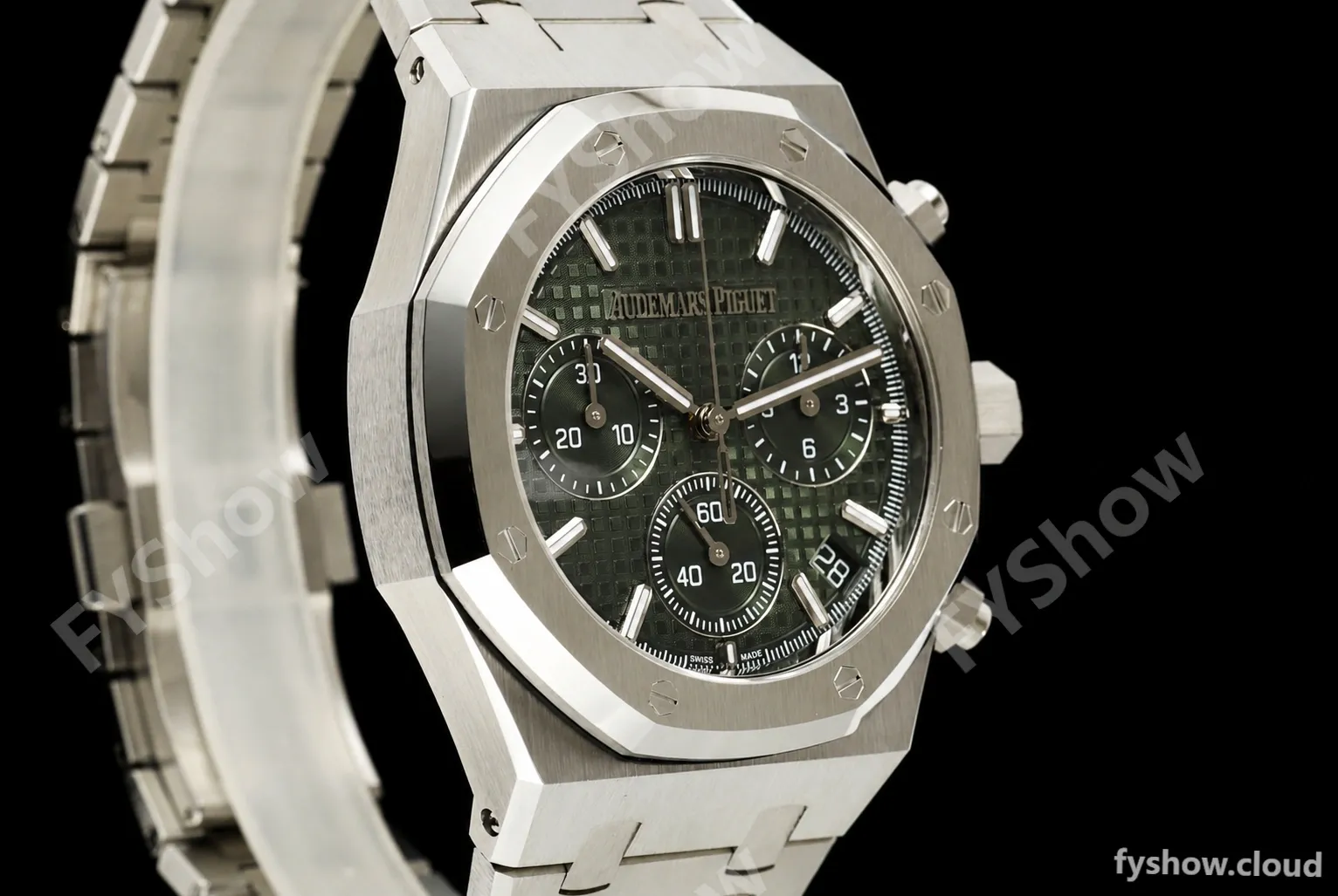Audemars Piguet - Royal Oak 26240ST 41mm SS/SS Green Dial ZF DD4401 Free Sprung - Image 8