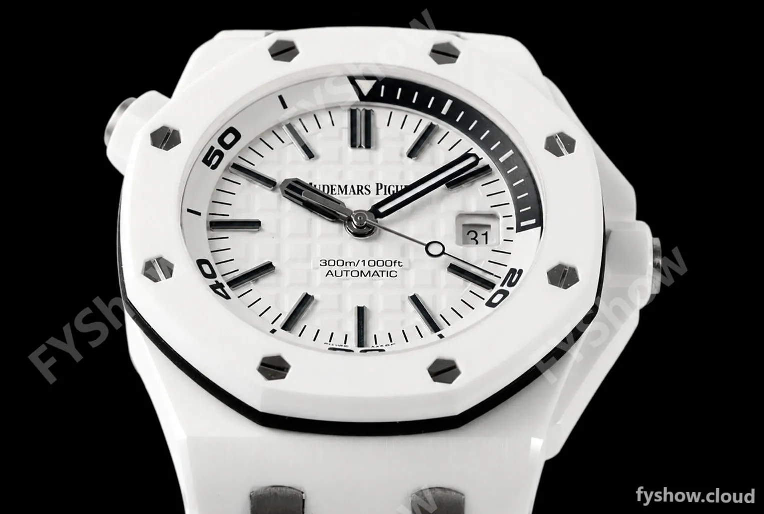 Audemars Piguet - Royal Oak Diver 15707CB White CER/RU White ZF A3120 - Image 10