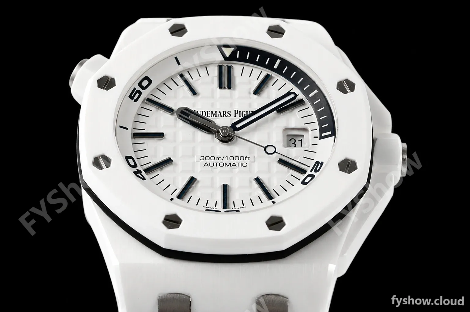 Audemars Piguet - Royal Oak Diver 15707CB White CER/RU White ZF A3120 - Image 9