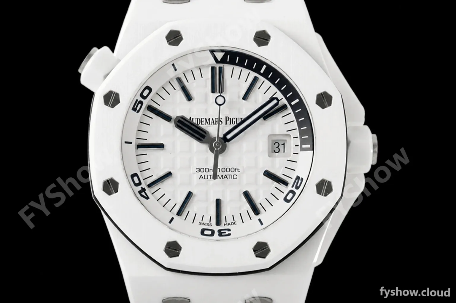 Audemars Piguet - Royal Oak Diver 15707CB White CER/RU White ZF A3120 - Image 12