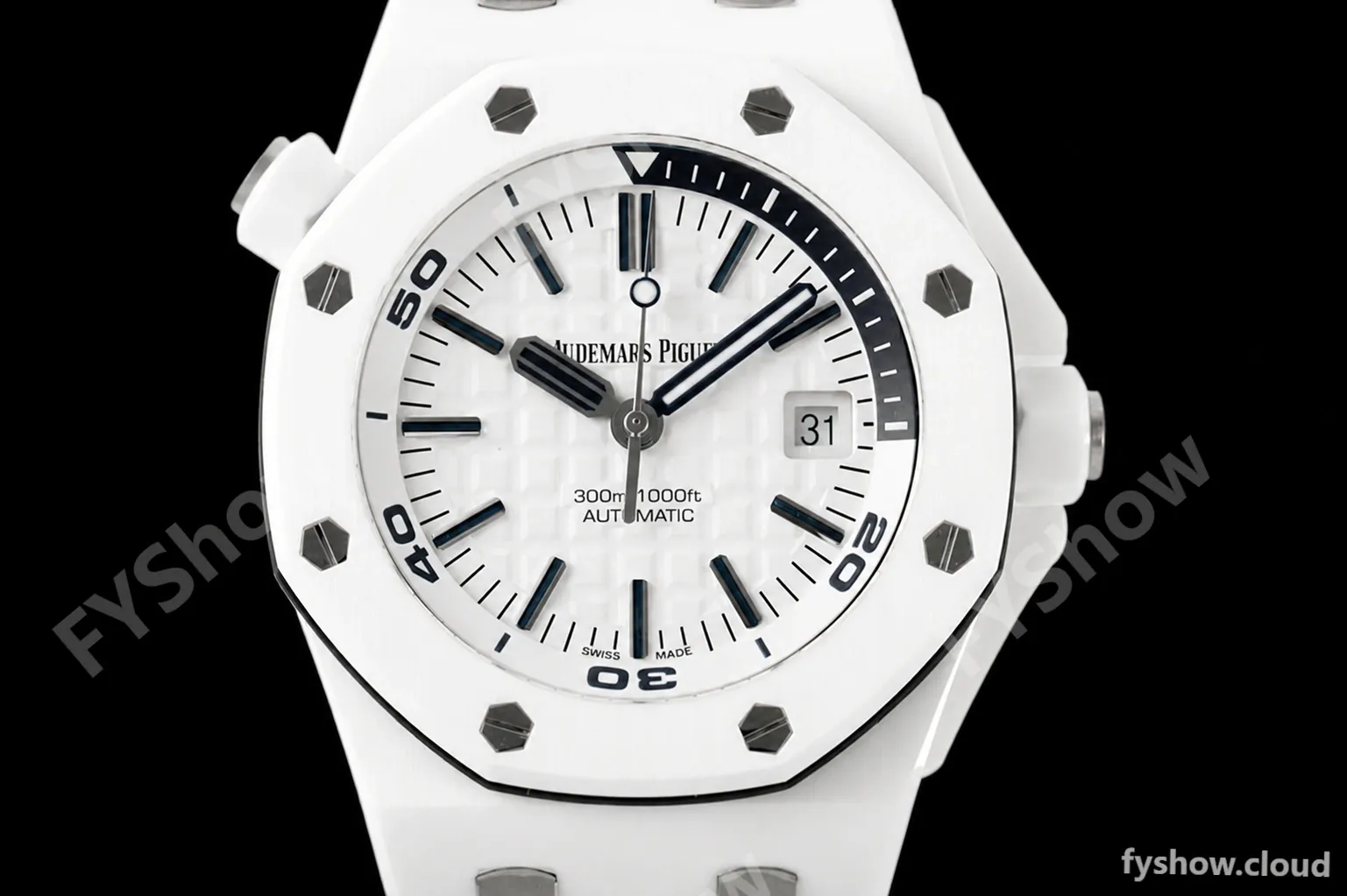 Audemars Piguet - Royal Oak Diver 15707CB White CER/RU White ZF A3120 - Image 11