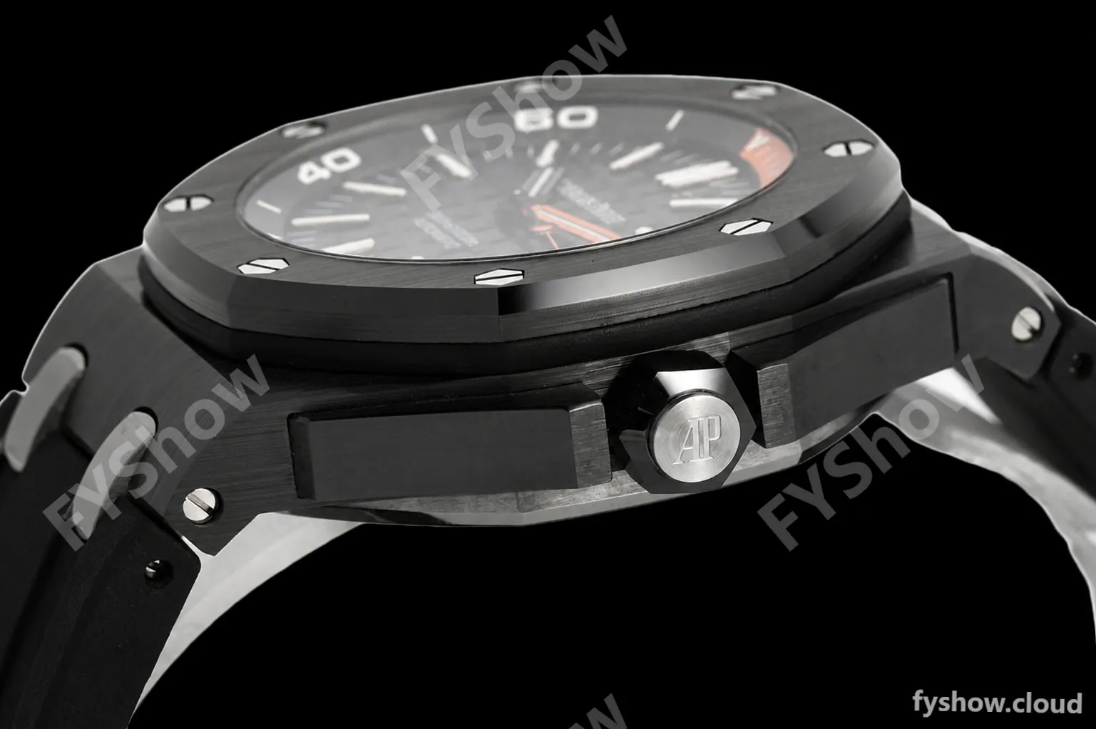 Audemars Piguet - Royal Oak Diver 15707CE Black CER/RU Black ZF A3120 - Image 4