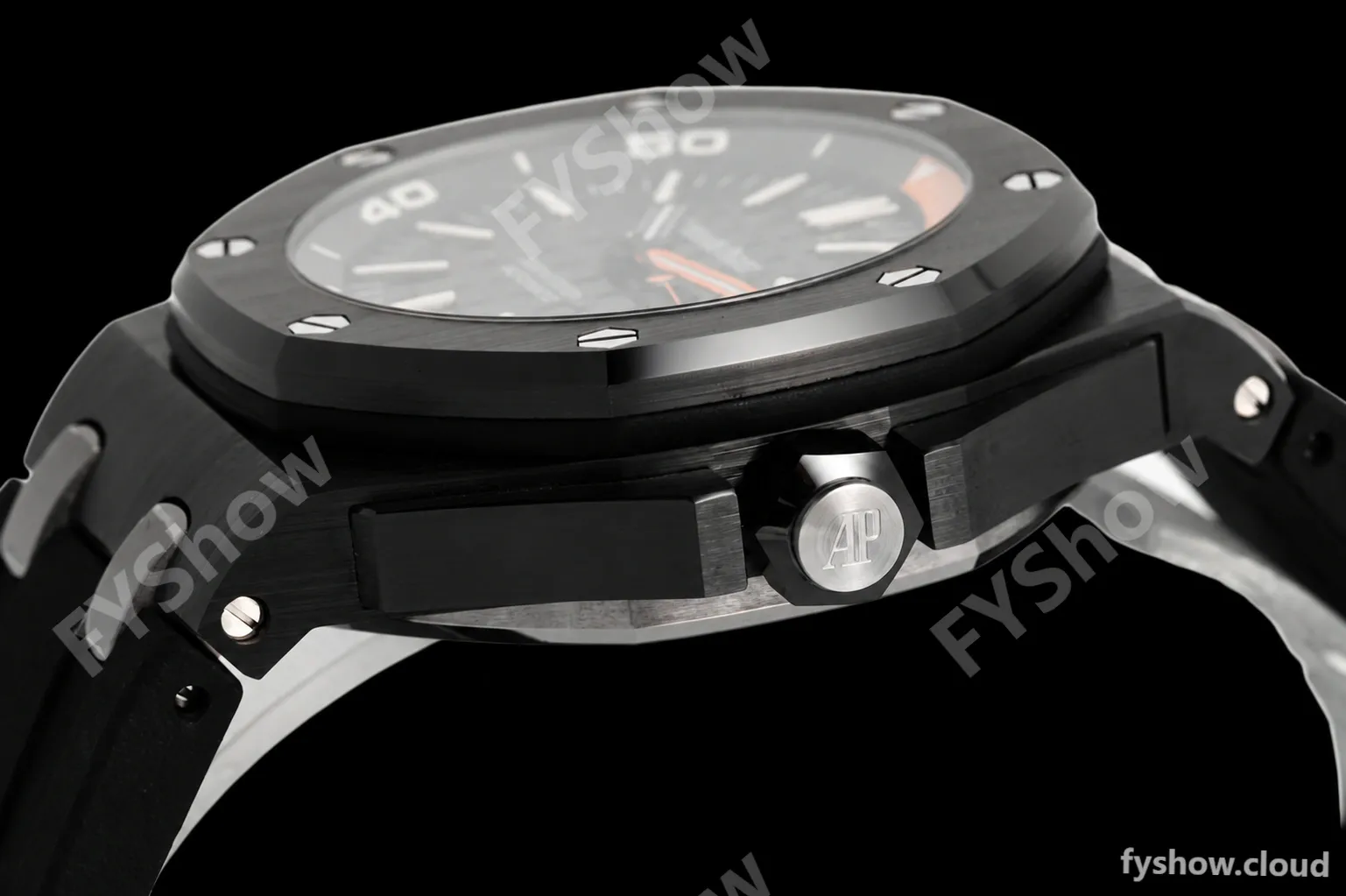 Audemars Piguet - Royal Oak Diver 15707CE Black CER/RU Black ZF A3120 - Image 3