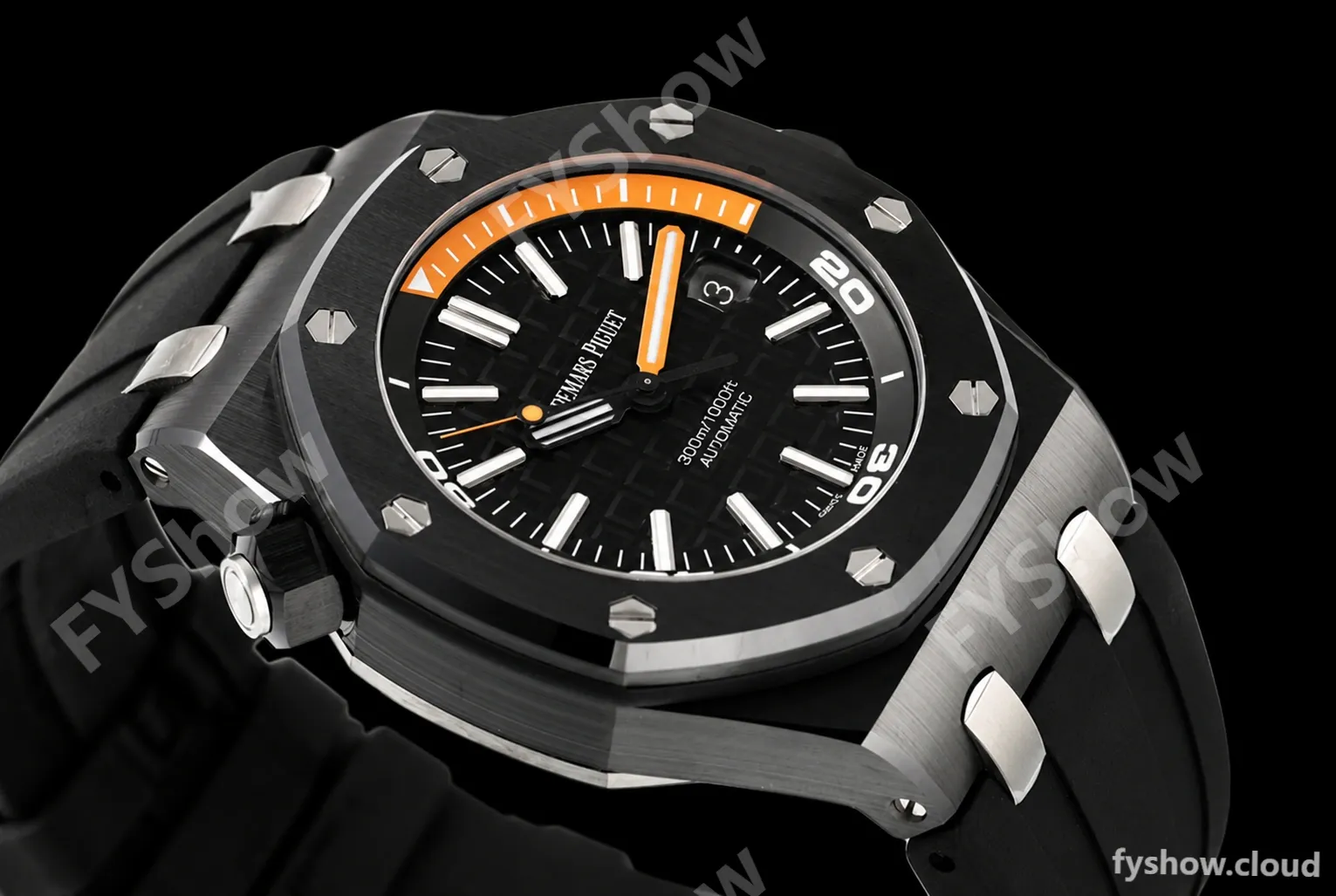 Audemars Piguet - Royal Oak Diver 15707CE Black CER/RU Black ZF A3120 - Image 6