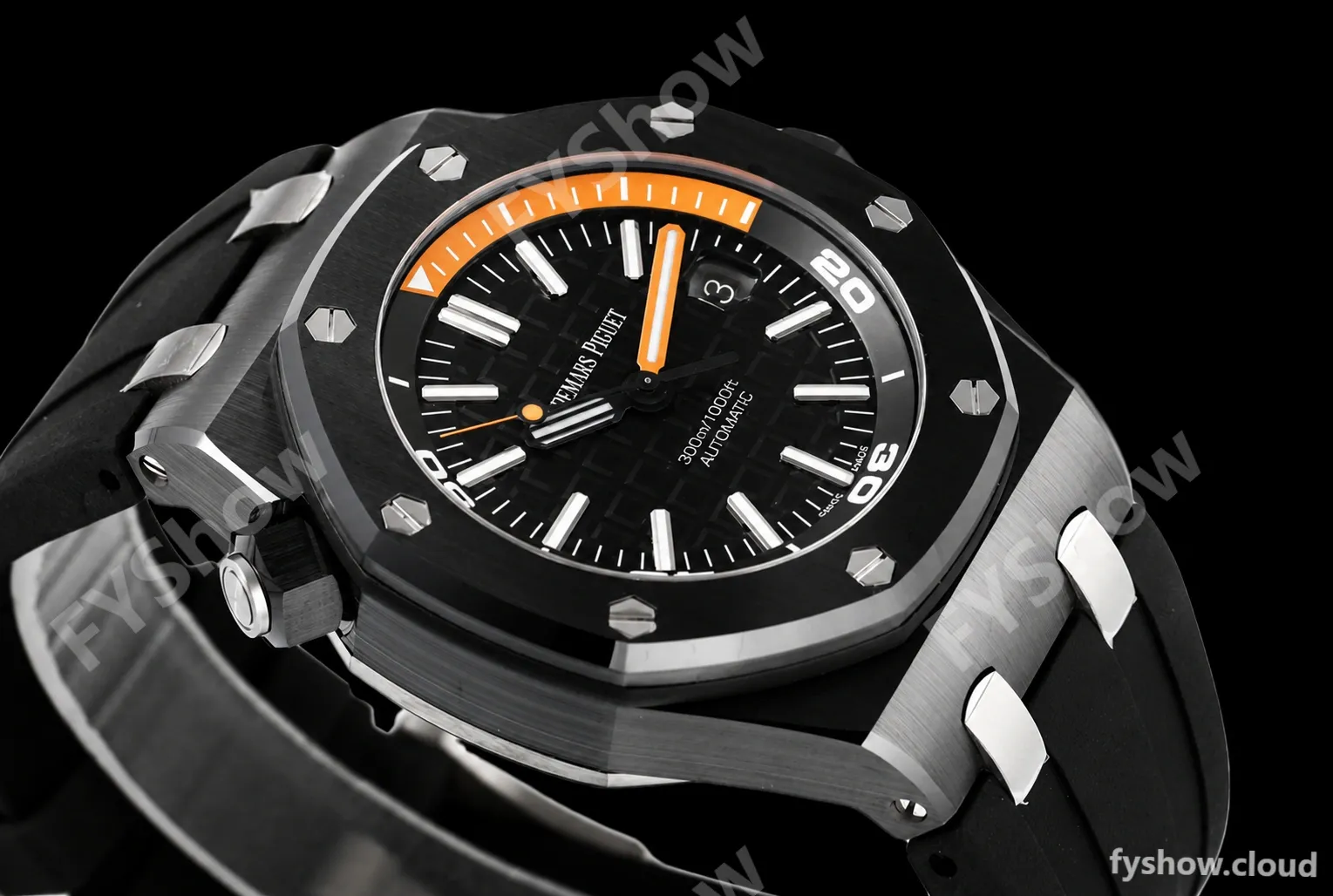 Audemars Piguet - Royal Oak Diver 15707CE Black CER/RU Black ZF A3120 - Image 5