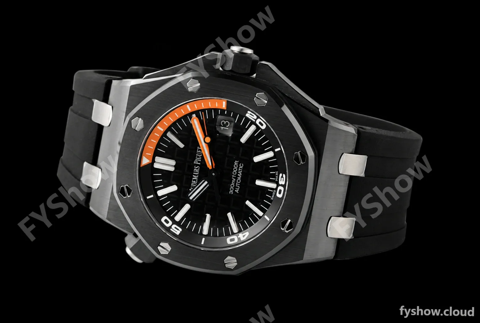 Audemars Piguet - Royal Oak Diver 15707CE Black CER/RU Black ZF A3120 - Image 8