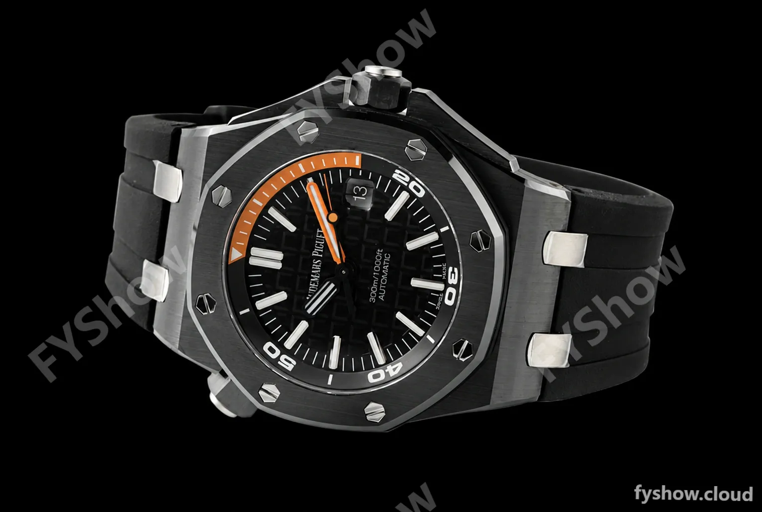 Audemars Piguet - Royal Oak Diver 15707CE Black CER/RU Black ZF A3120 - Image 7