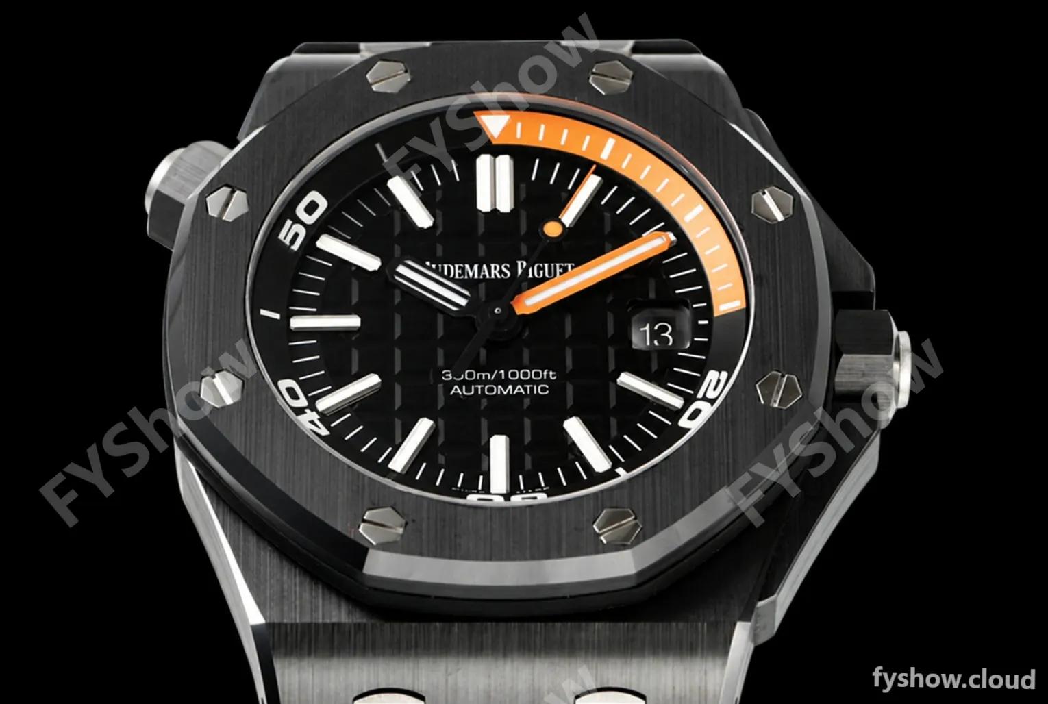 Audemars Piguet - Royal Oak Diver 15707CE Black CER/RU Black ZF A3120 - Image 14