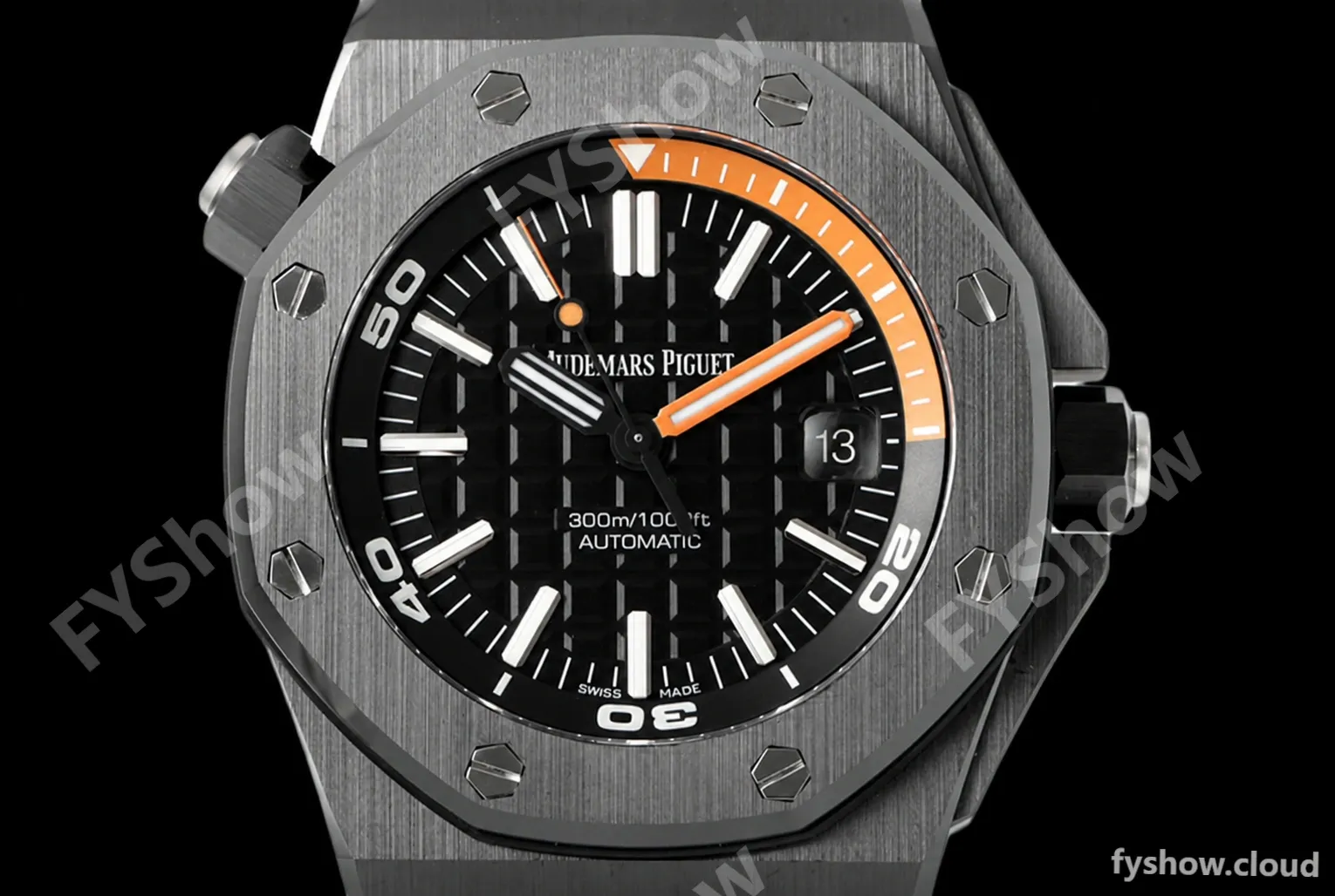 Audemars Piguet - Royal Oak Diver 15707CE Black CER/RU Black ZF A3120 - Image 16