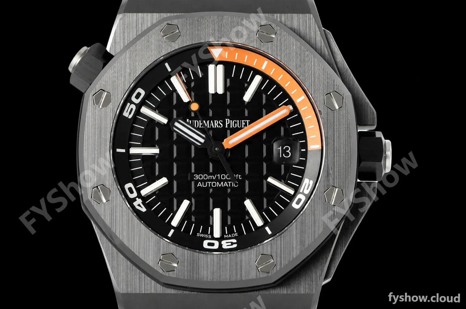 Audemars Piguet - Royal Oak Diver 15707CE Black CER/RU Black ZF A3120 - Image 15
