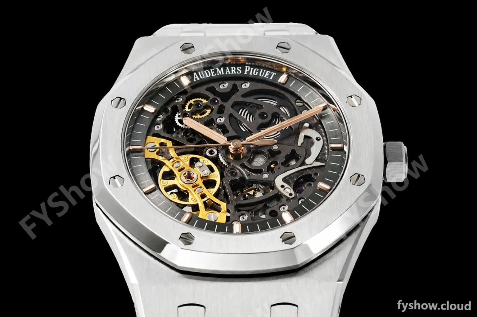 Audemars Piguet - Royal Oak 15407ST 41mm Openworked SS/SS Skeleton ZF A3132 - Image 4