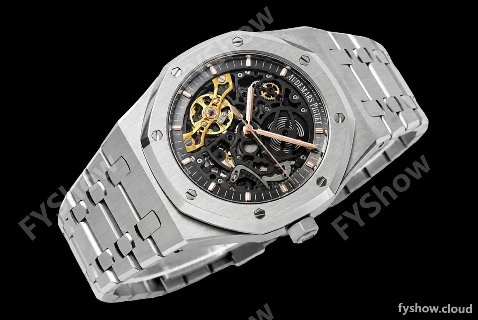 Audemars Piguet - Royal Oak 15407ST 41mm Openworked SS/SS Skeleton ZF A3132 - Image 8