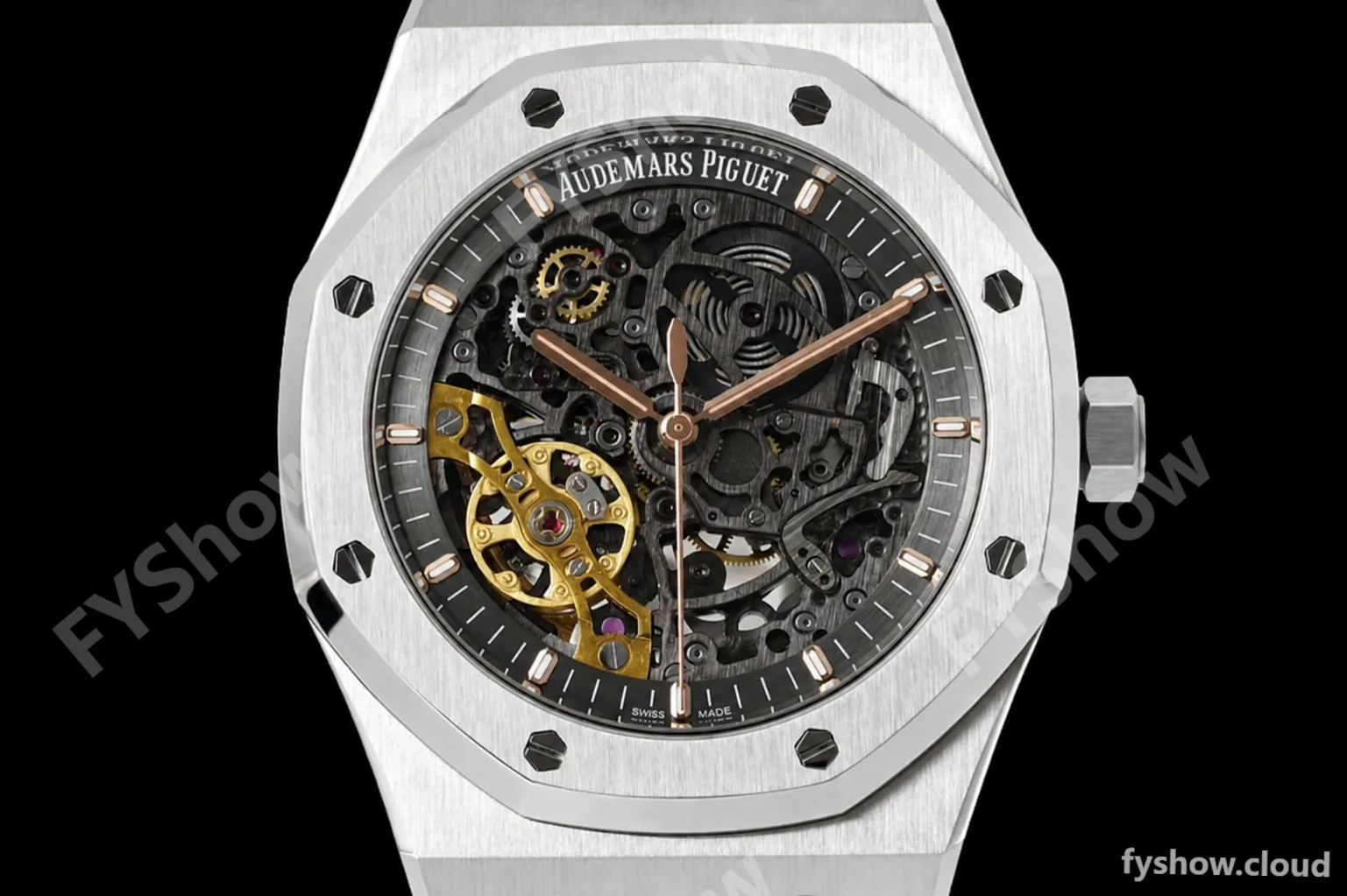 Audemars Piguet - Royal Oak 15407ST 41mm Openworked SS/SS Skeleton ZF A3132 - Image 9