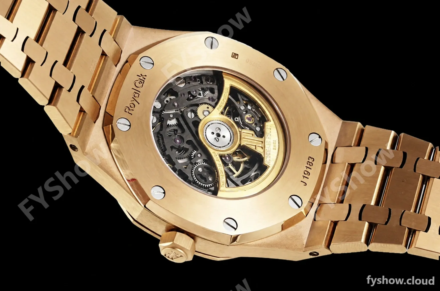 Audemars Piguet - Royal Oak 15407BA 41mm Open Worked YG/YG Skeleton ZF A3132 - Image 5