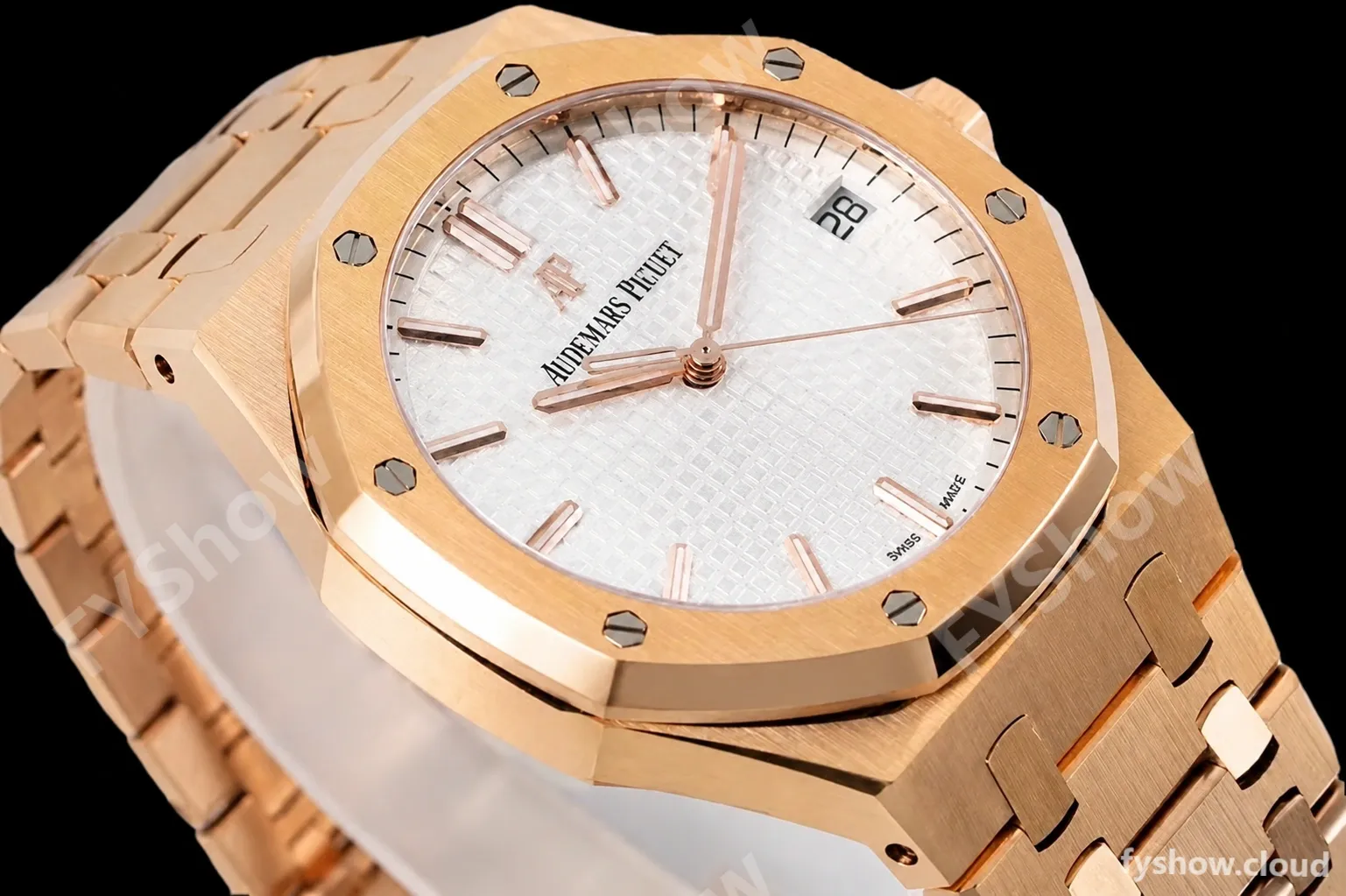 Audemars Piguet - Royal Oak 15500OR 41mm RG/RG White V2 ZF MY9015 - Image 8