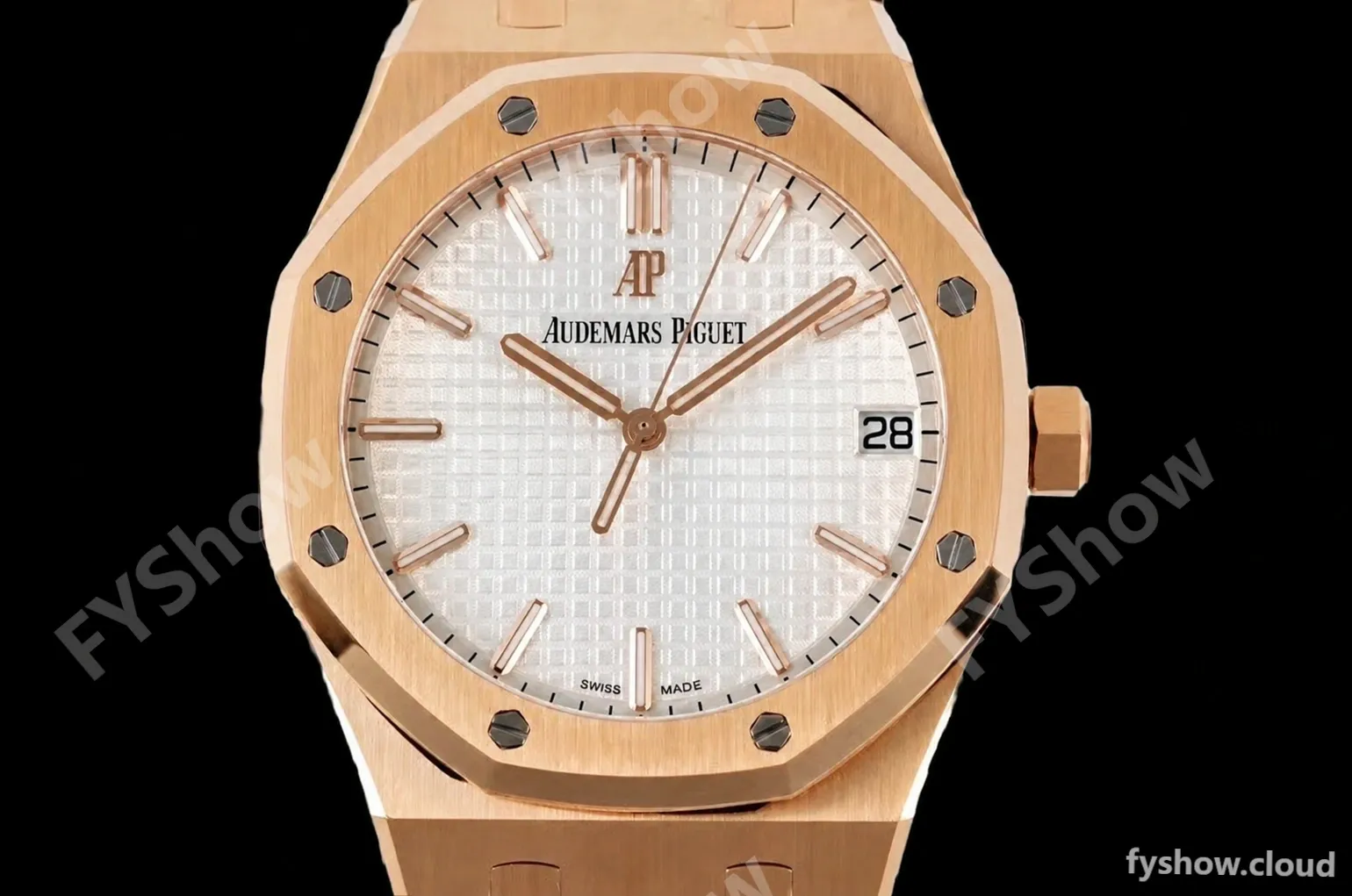 Audemars Piguet - Royal Oak 15500OR 41mm RG/RG White V2 ZF MY9015 - Image 9