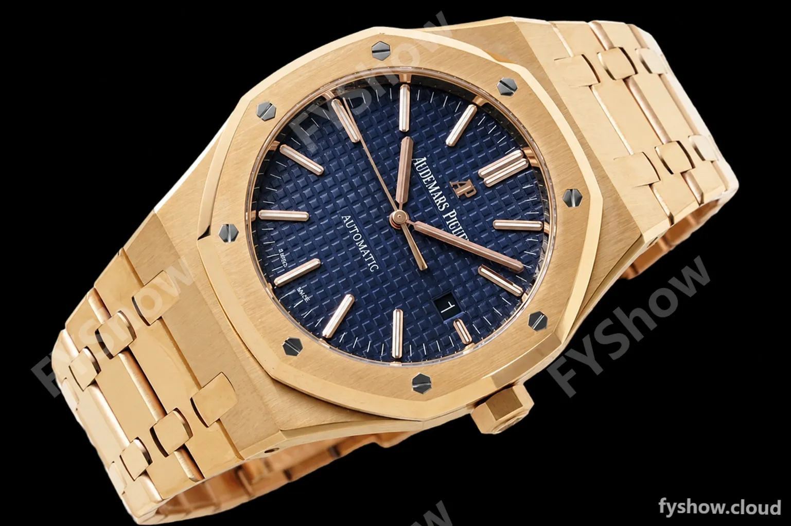 Audemars Piguet - Royal Oak 15510 50th Anniversary 41mm SS/SS Blk/Stk ZF A4302 Mod - Image 3