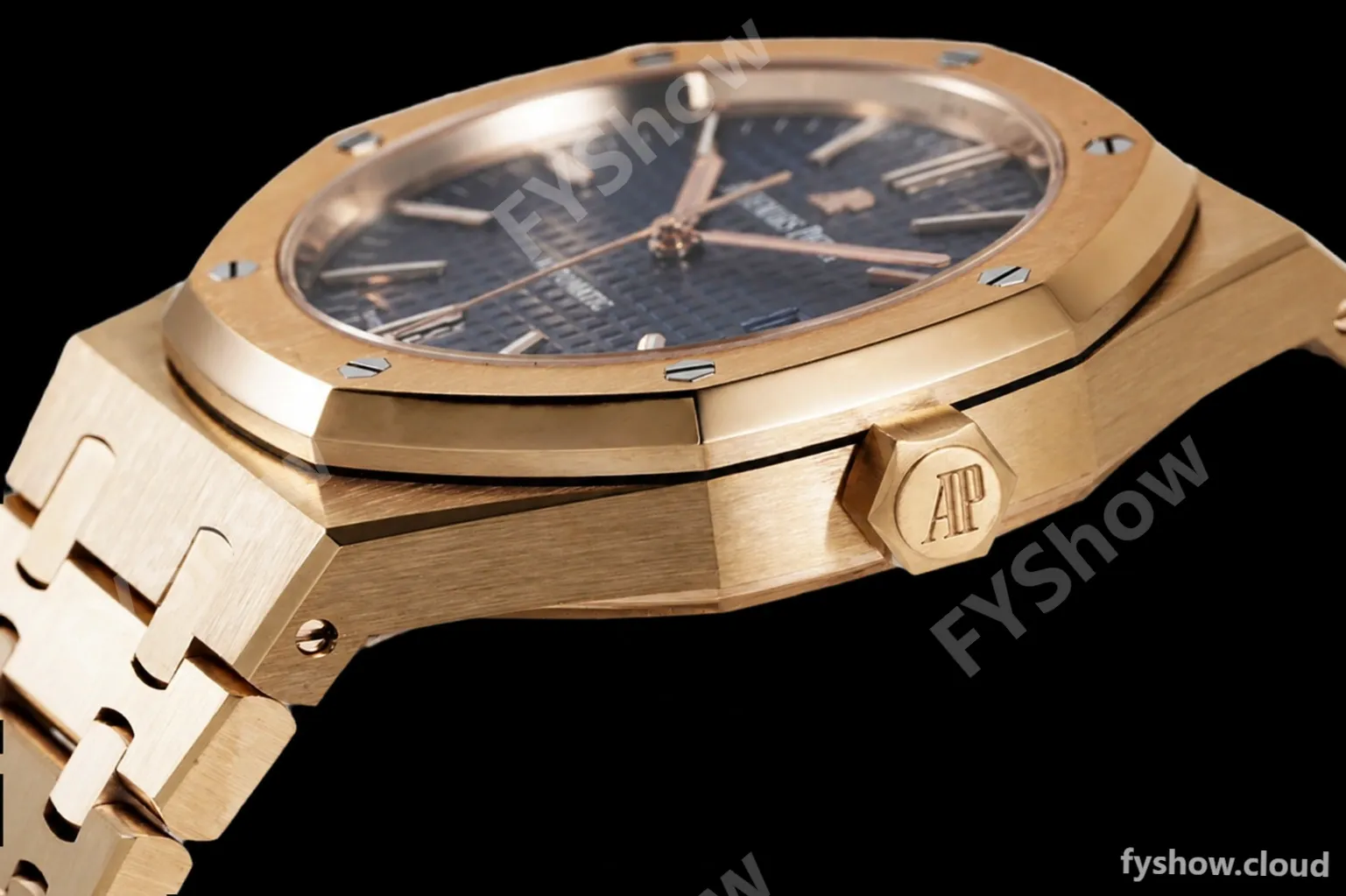 Audemars Piguet - Royal Oak 15510 50th Anniversary 41mm SS/SS Blk/Stk ZF A4302 Mod - Image 5
