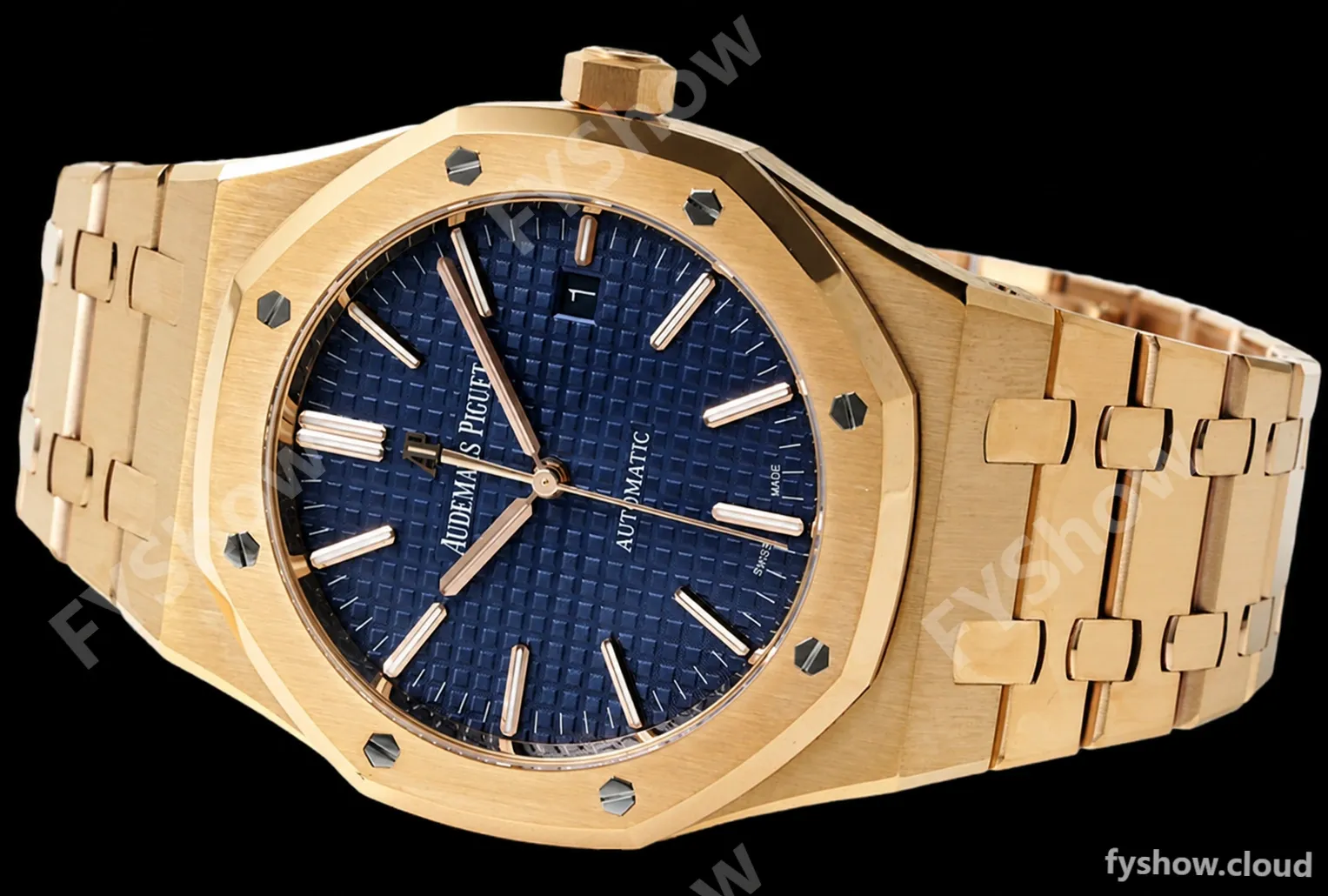 Audemars Piguet - Royal Oak 15510 50th Anniversary 41mm SS/SS Blk/Stk ZF A4302 Mod - Image 9