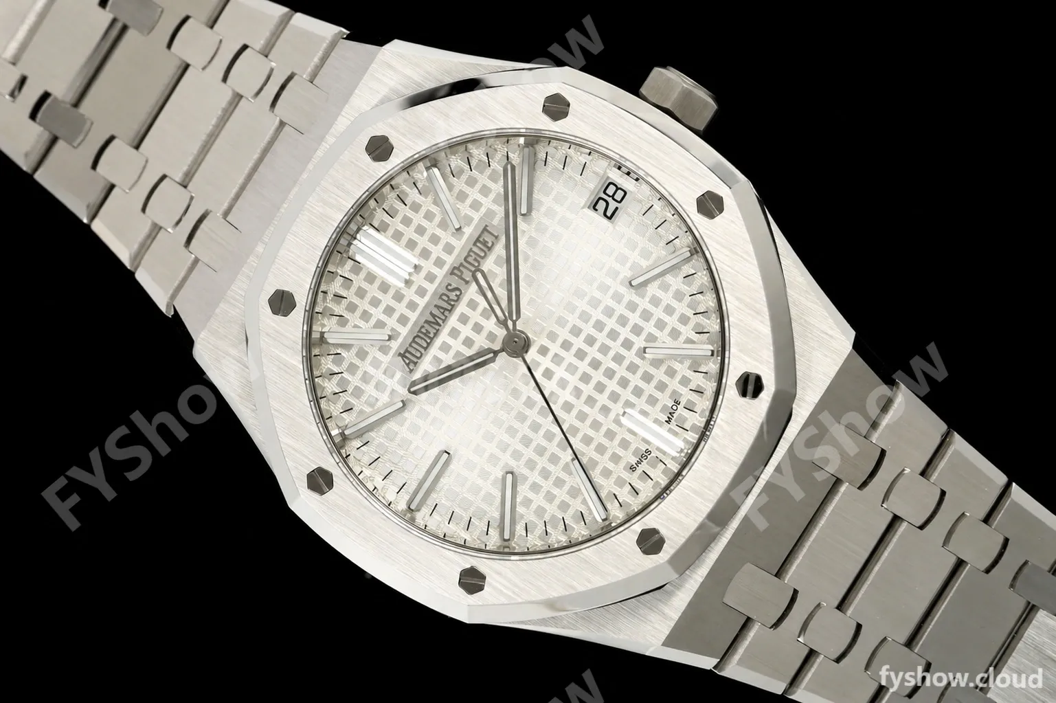 Audemars Piguet - Royal Oak 41mm 15510ST SS/SS Wht/Stk DDF DD4302 Mod - Image 24