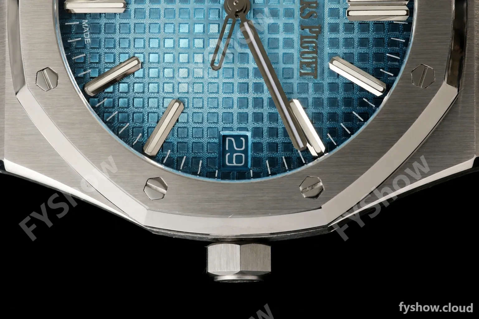 Audemars Piguet - Royal Oak 15410 Frosted SS/SS Blue ZF A3120 - Image 27