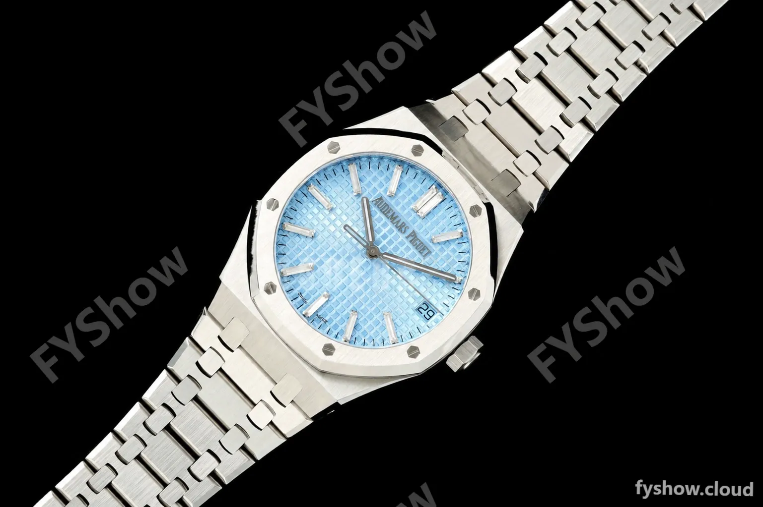 Audemars Piguet - Royal Oak 15202IP 39mm Jumbo Extra Thin SS/SS Smoke Blue ZF A2121 - Image 10