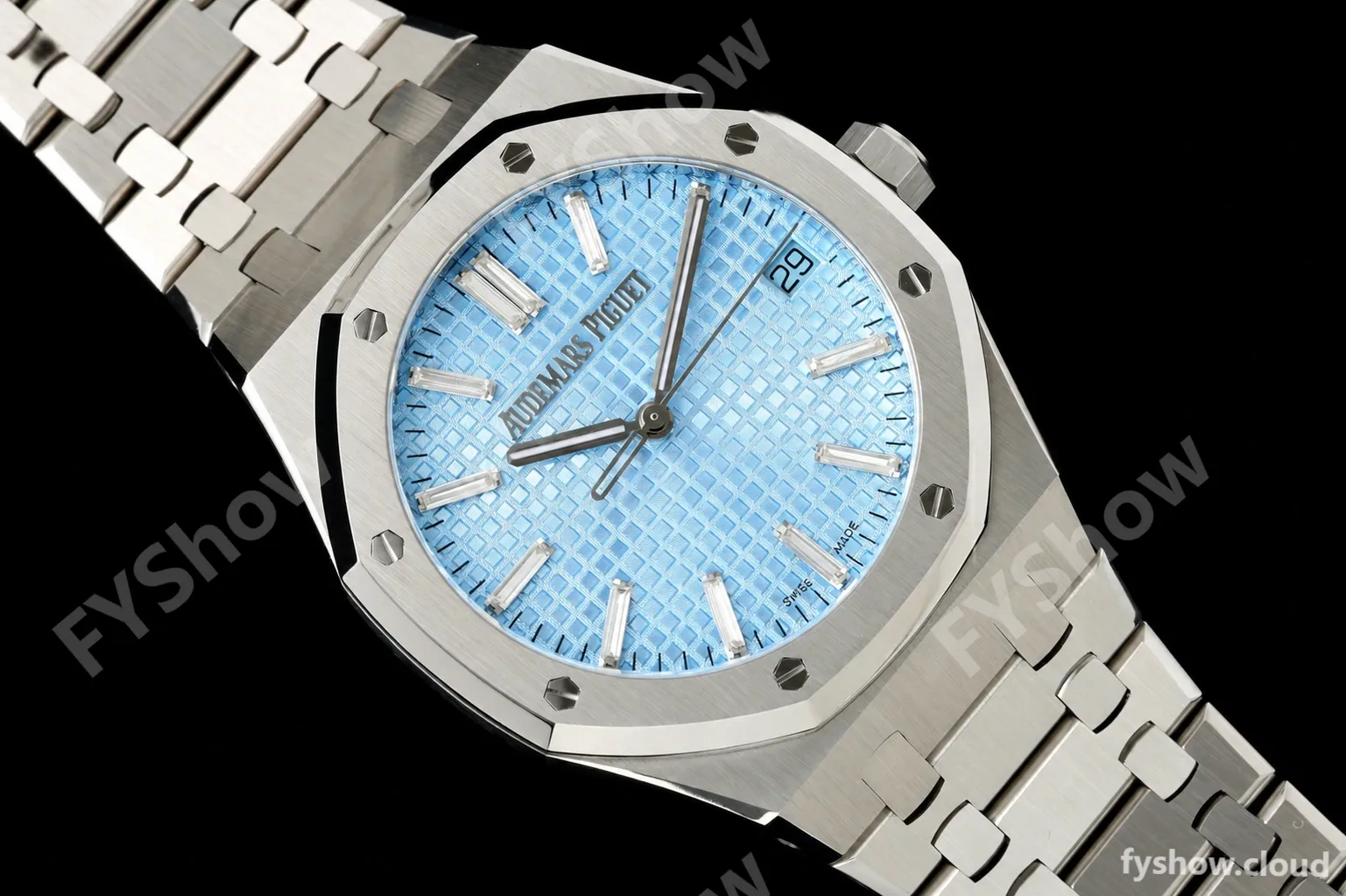 Audemars Piguet - Royal Oak 15202IP 39mm Jumbo Extra Thin SS/SS Smoke Blue ZF A2121 - Image 11