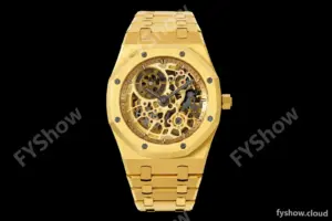 Audemars Piguet - Royal Oak Openworked 39mm 16204BA YG/YG Skeleton Dial ZF A7124