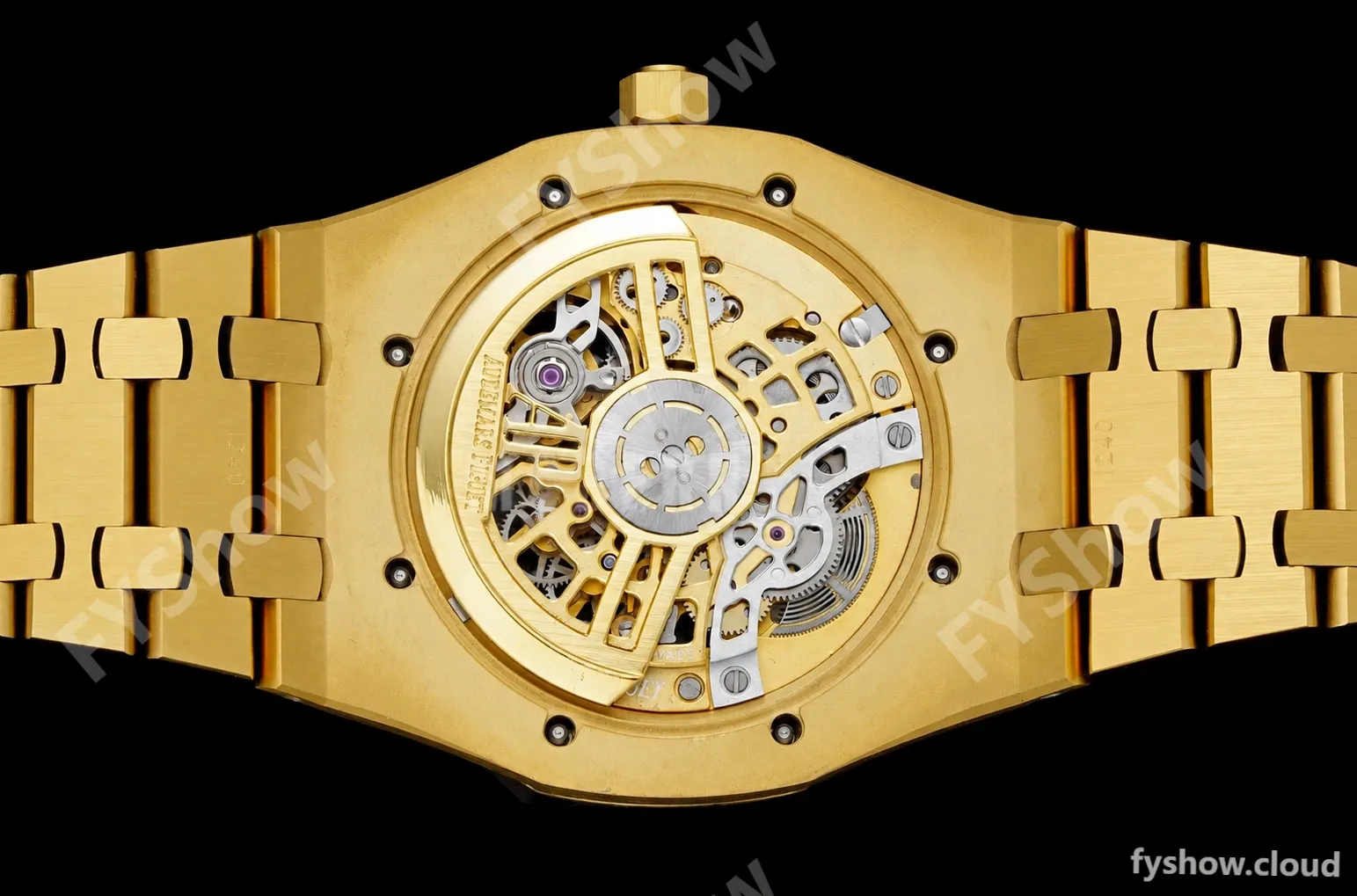Audemars Piguet - Royal Oak Openworked 39mm 16204BA YG/YG Skeleton Dial ZF A7124 - Image 11