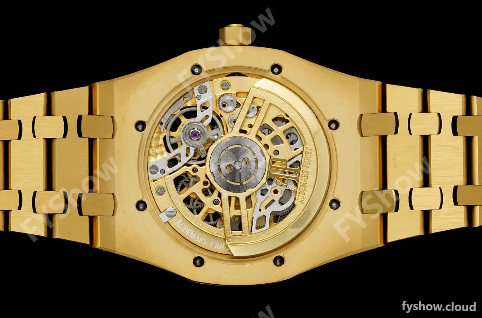 Audemars Piguet - Royal Oak Openworked 39mm 16204BA YG/YG Skeleton Dial ZF A7124 - Image 12