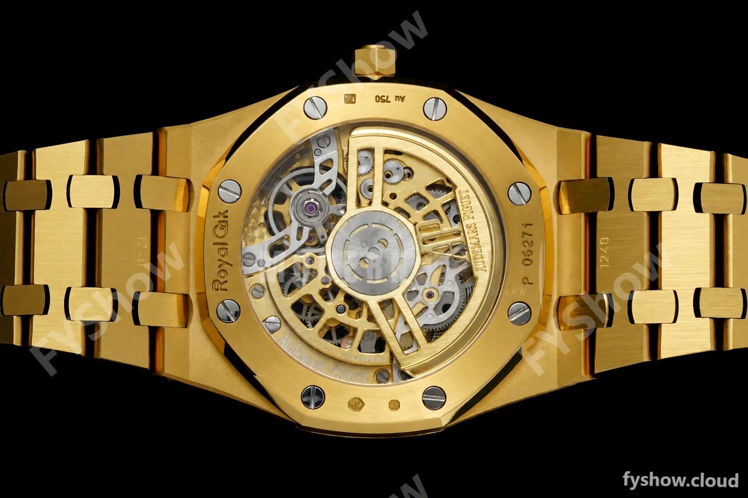 Audemars Piguet - Royal Oak Openworked 39mm 16204BA YG/YG Skeleton Dial ZF A7124 - Image 17