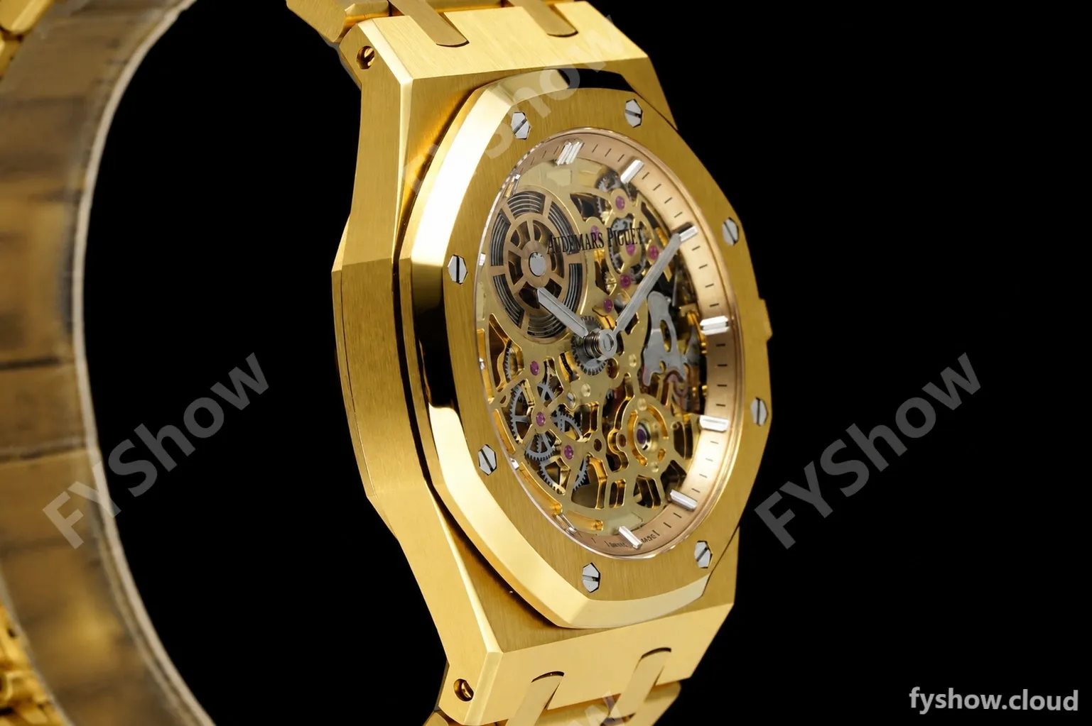 Audemars Piguet - Royal Oak Openworked 39mm 16204BA YG/YG Skeleton Dial ZF A7124 - Image 2