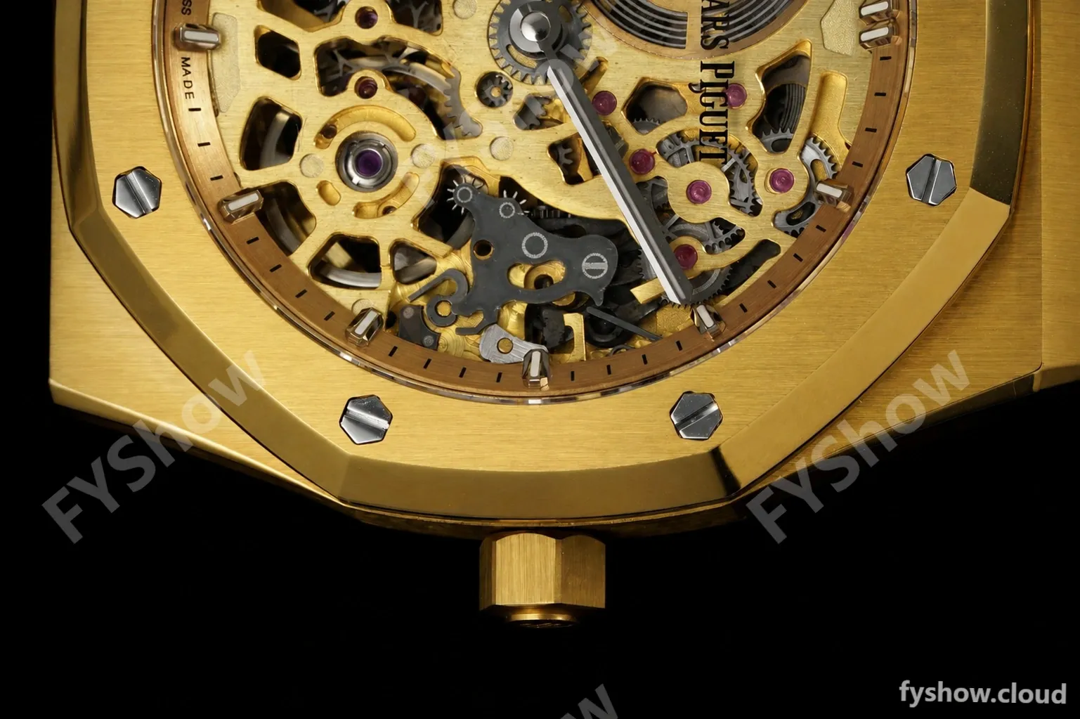 Audemars Piguet - Royal Oak Openworked 39mm 16204BA YG/YG Skeleton Dial ZF A7124 - Image 8