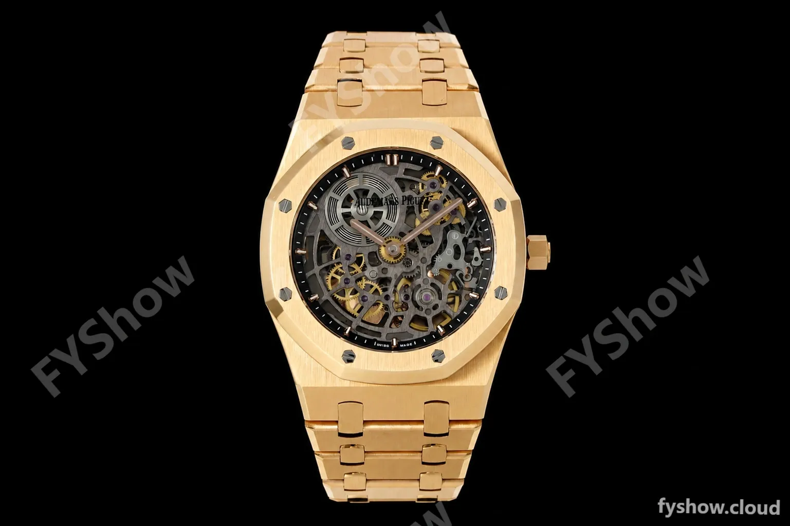 Audemars Piguet - Royal Oak Openworked 39mm 16204OR RG/RG Skeleton Dial ZF A7124