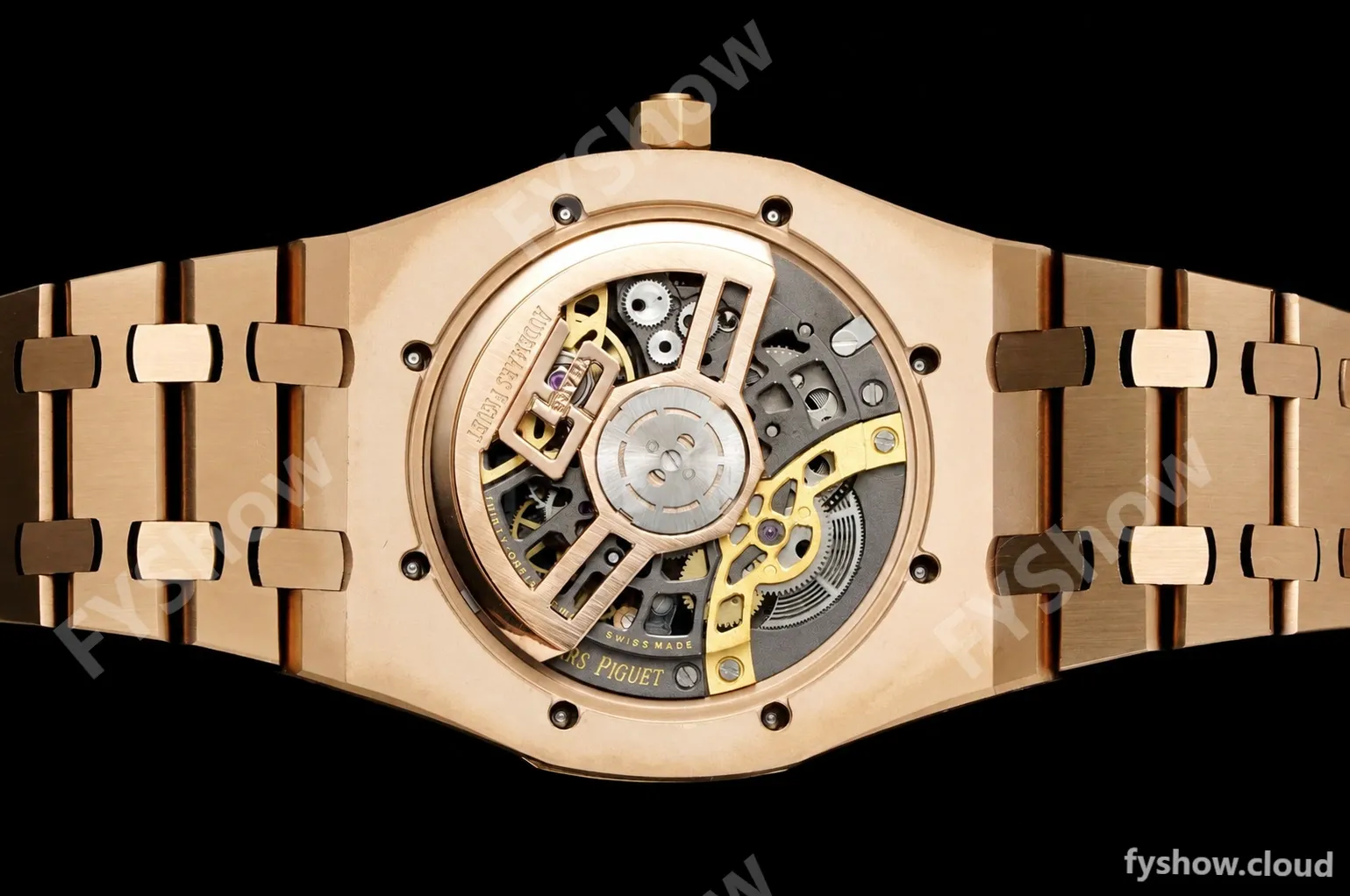 Audemars Piguet - Royal Oak Openworked 39mm 16204OR RG/RG Skeleton Dial ZF A7124 - Image 13