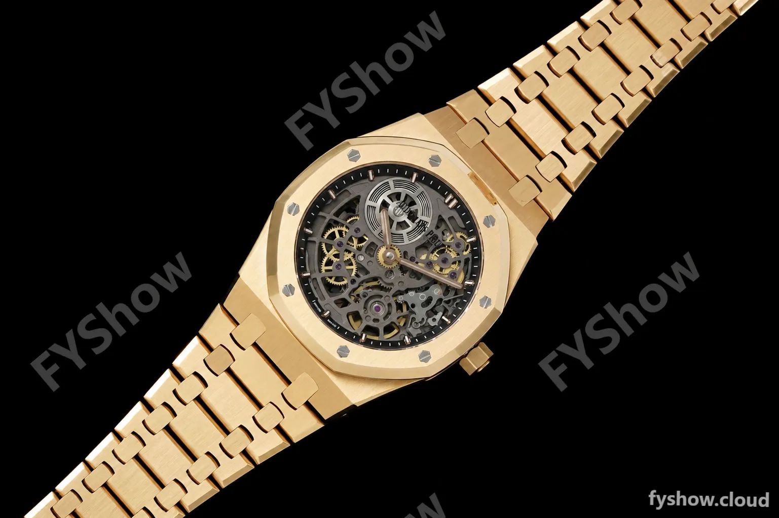 Audemars Piguet - Royal Oak Openworked 39mm 16204OR RG/RG Skeleton Dial ZF A7124 - Image 4
