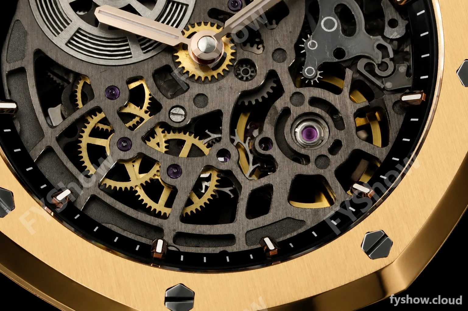 Audemars Piguet - Royal Oak Openworked 39mm 16204OR RG/RG Skeleton Dial ZF A7124 - Image 7