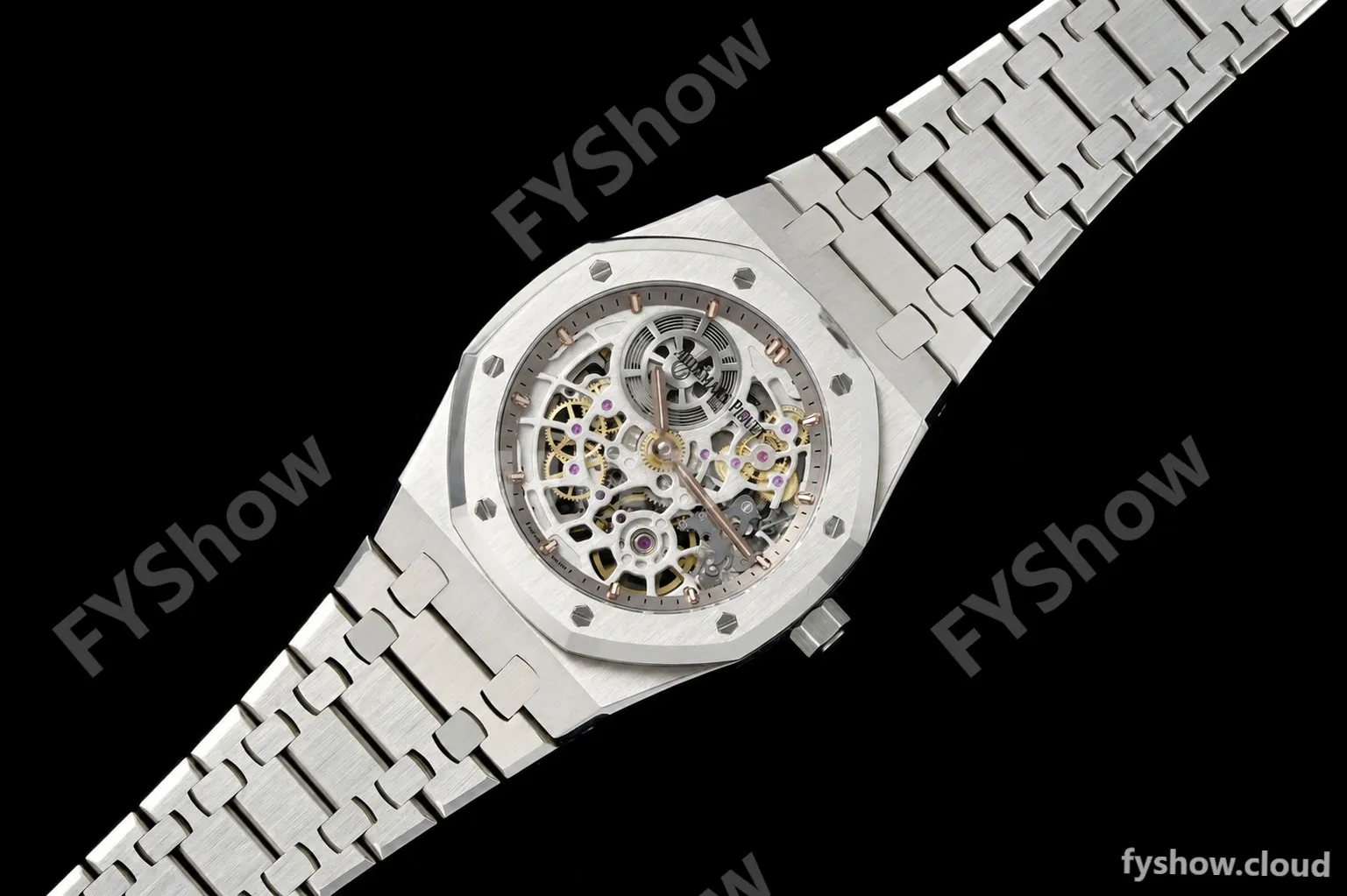 Audemars Piguet - Royal Oak Openworked 39mm 16204ST SS/SS Skeleton Dial ZF A7124 - Image 4