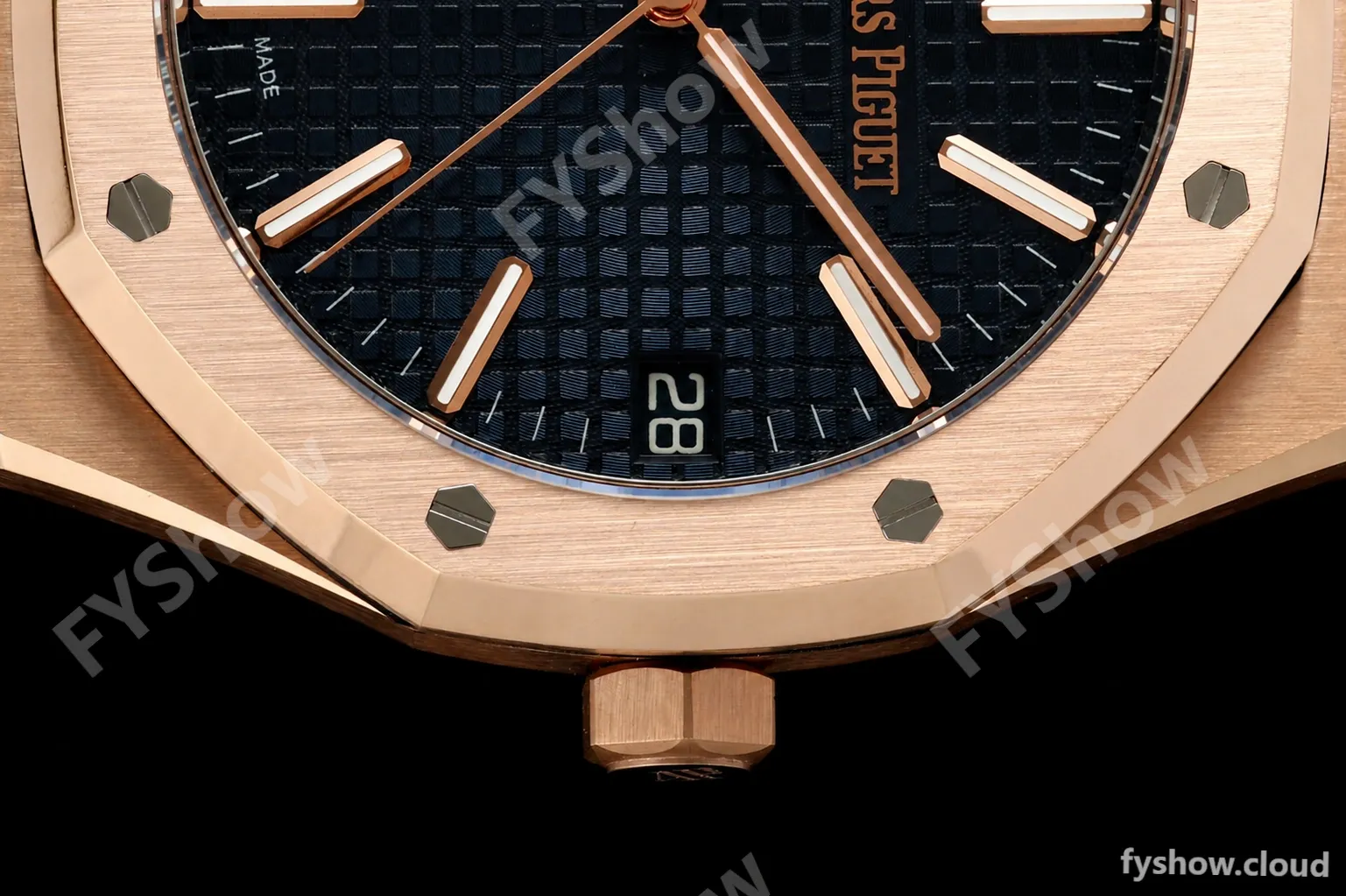 Audemars Piguet - Royal Oak 41mm 15510OR Gain Weight RG/RG Blue Dial DDF DD4302 Mod - Image 22