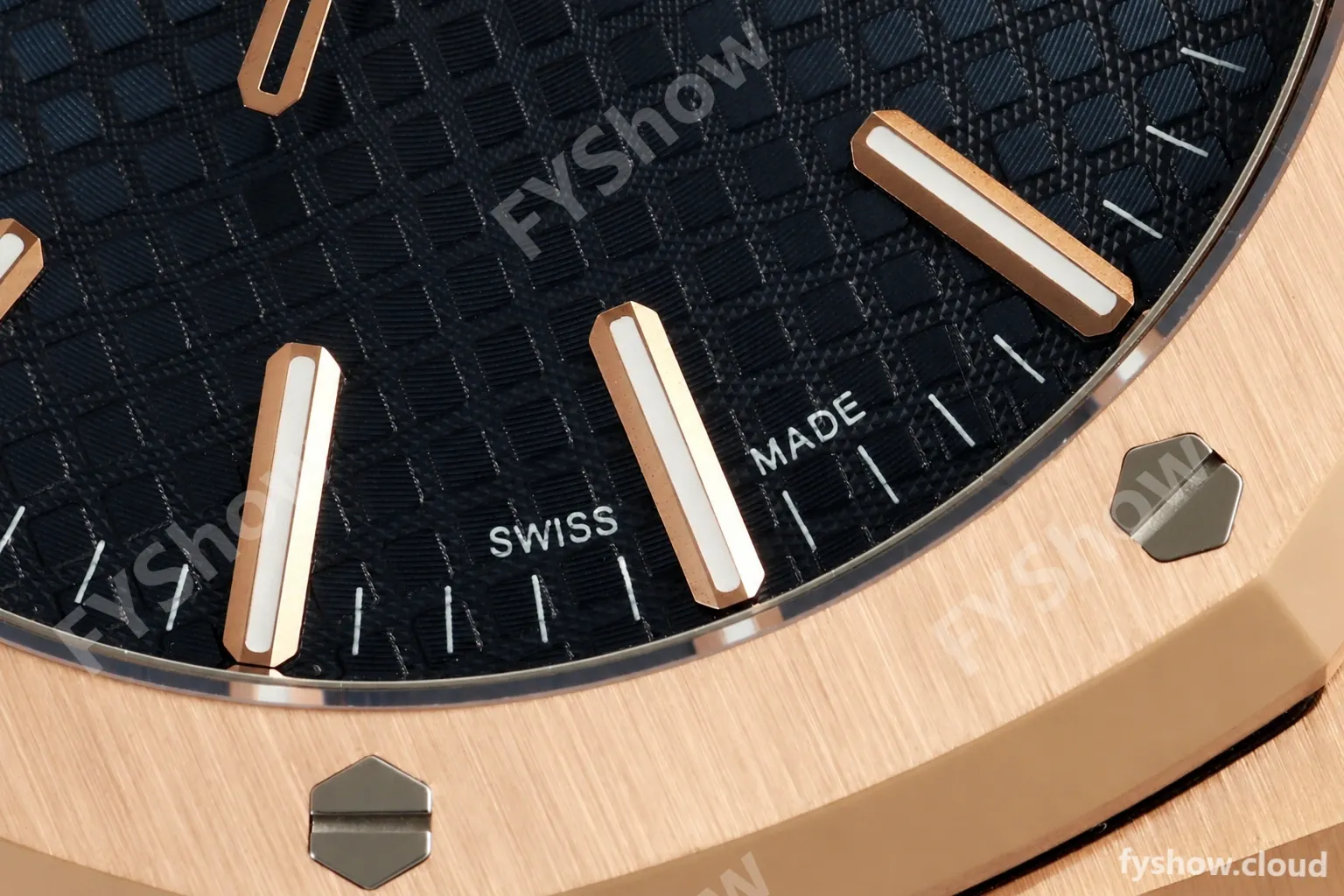 Audemars Piguet - Royal Oak 41mm 15510OR Gain Weight RG/RG Blue Dial DDF DD4302 Mod - Image 25