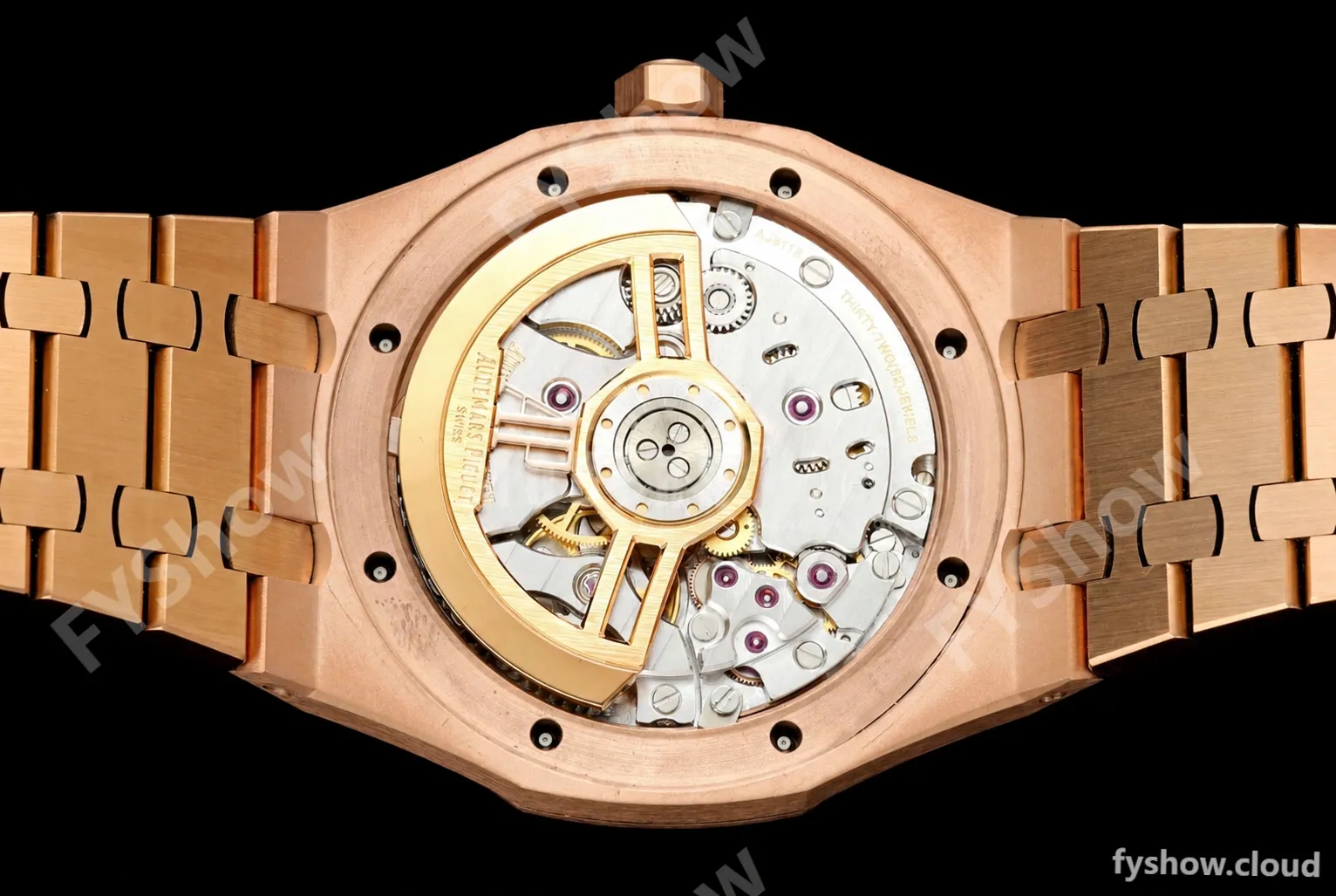 Audemars Piguet - Royal Oak 41mm 15510OR Gain Weight RG/RG Blue Dial DDF DD4302 Mod - Image 8