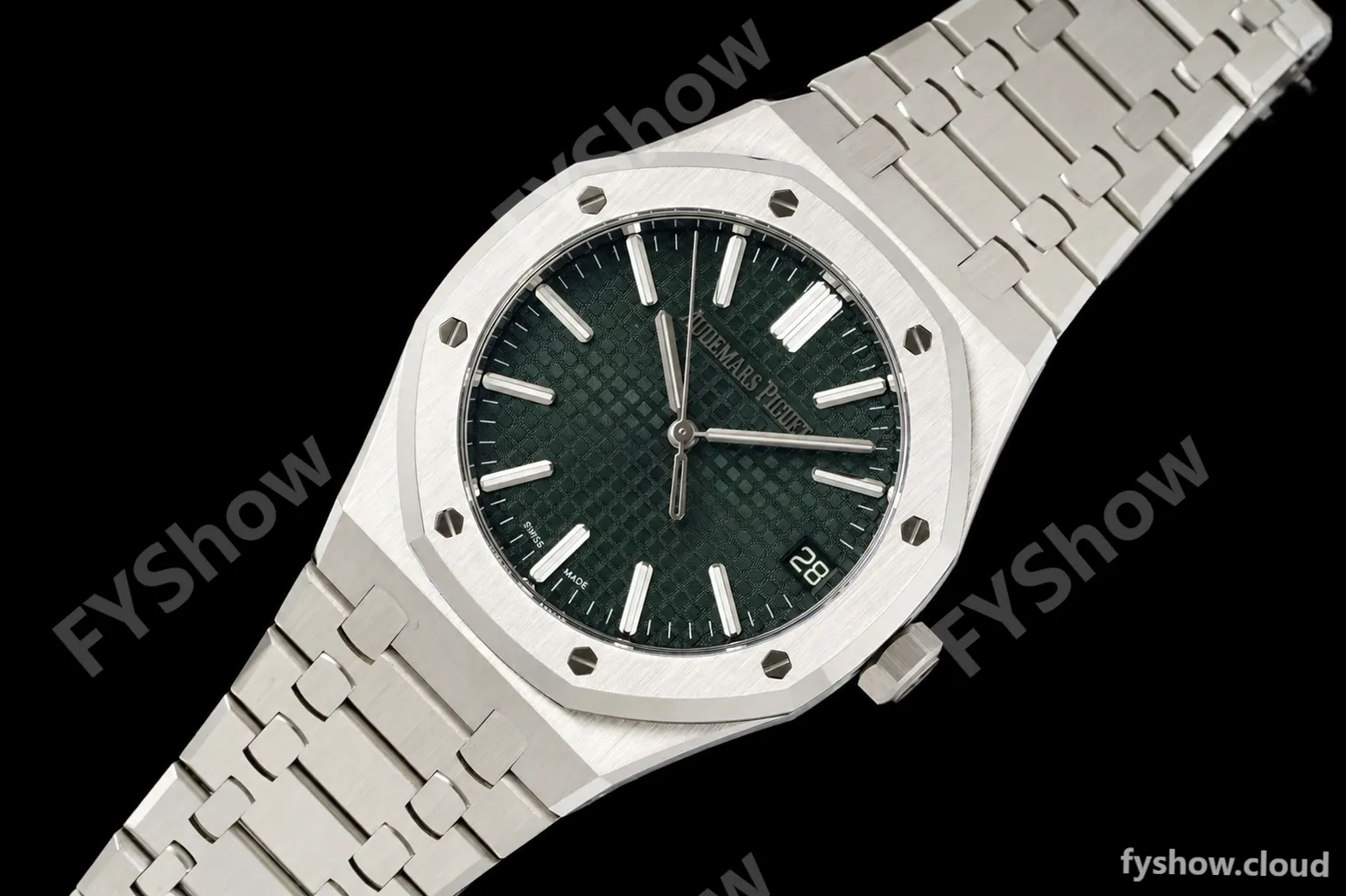 Audemars Piguet - Royal Oak 41mm 15510ST SS/SS Grn/Stk DDF DD4302 Mod - Image 4