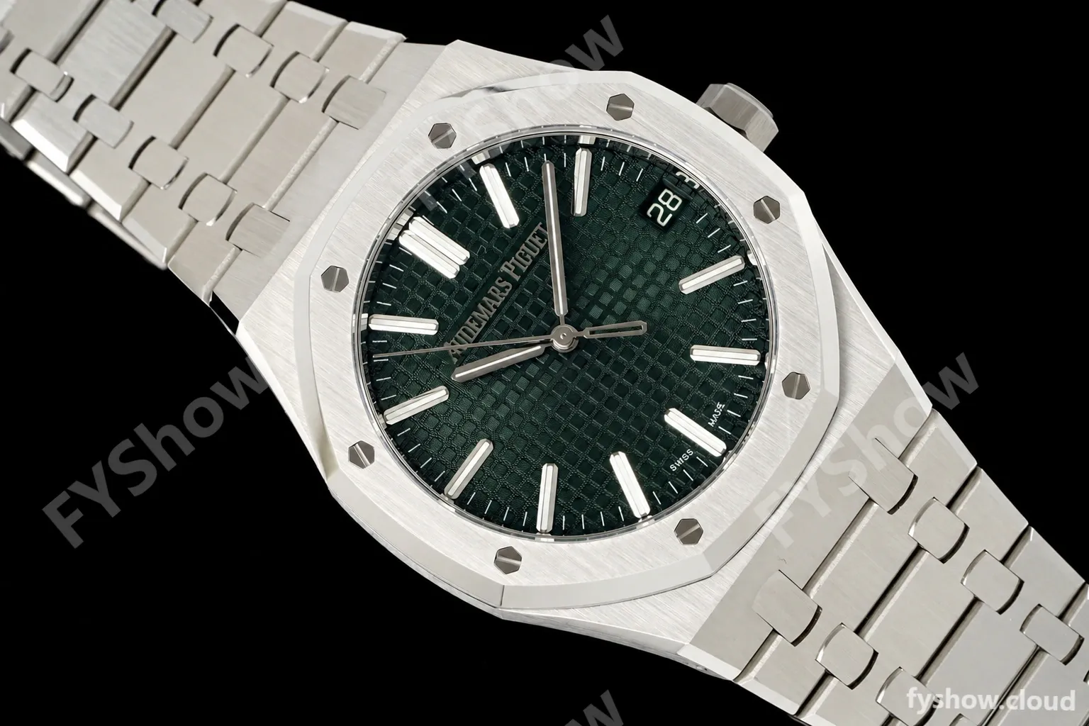 Audemars Piguet - Royal Oak 41mm 15510ST SS/SS Grn/Stk DDF DD4302 Mod - Image 5