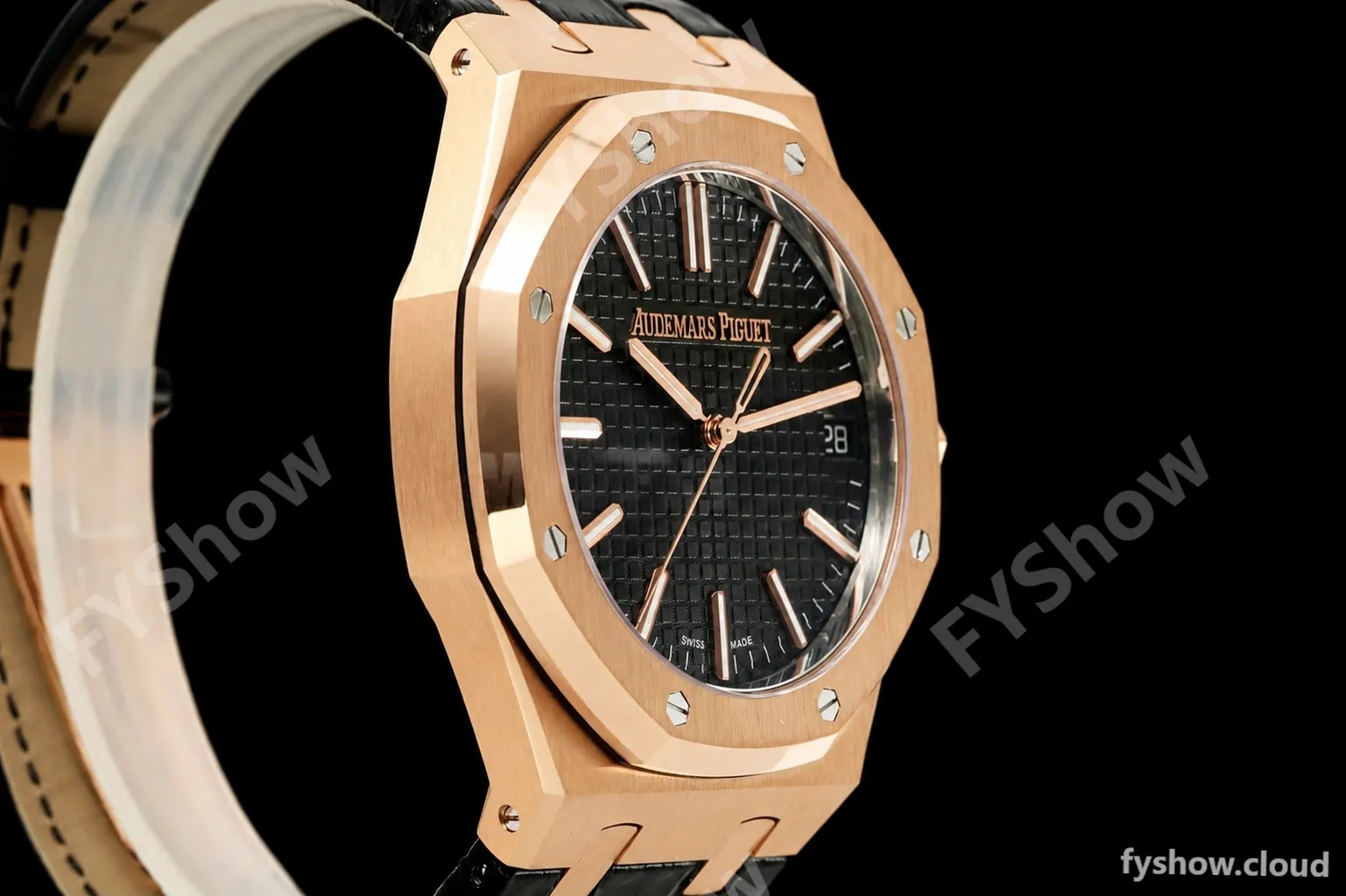 Audemars Piguet - Royal Oak 41mm 15510OR Gain Weight RG/LE Black Dial DDF DD4302 Mod - Image 2