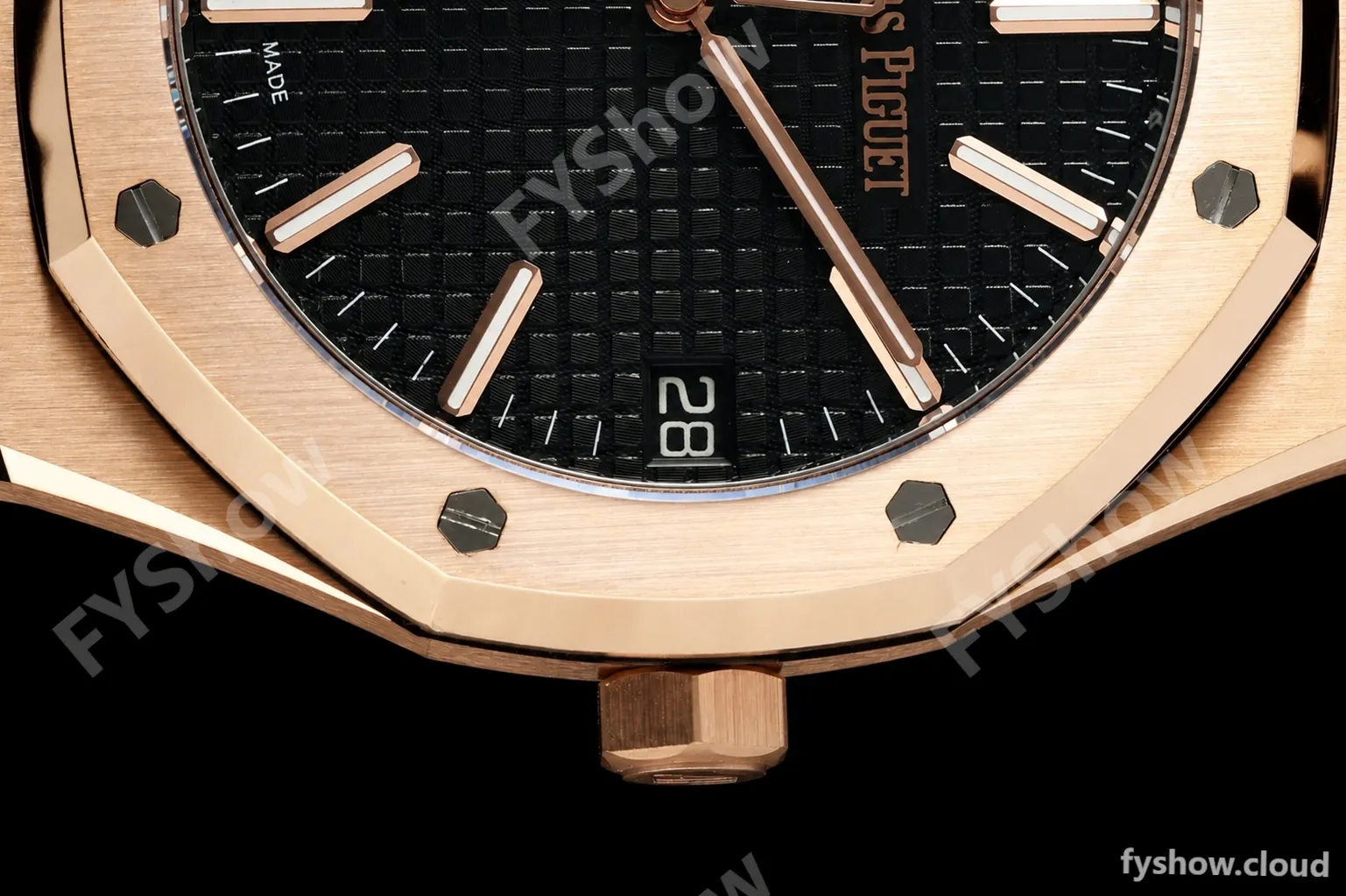 Audemars Piguet - Royal Oak 41mm 15510OR Gain Weight RG/LE Black Dial DDF DD4302 Mod - Image 24