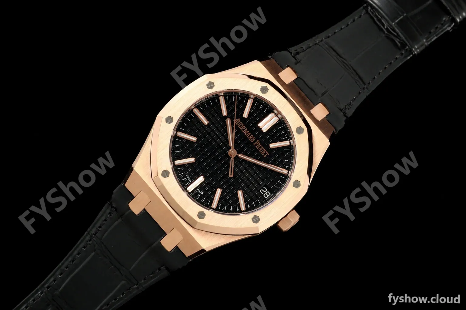 Audemars Piguet - Royal Oak 41mm 15510OR Gain Weight RG/LE Black Dial DDF DD4302 Mod - Image 25