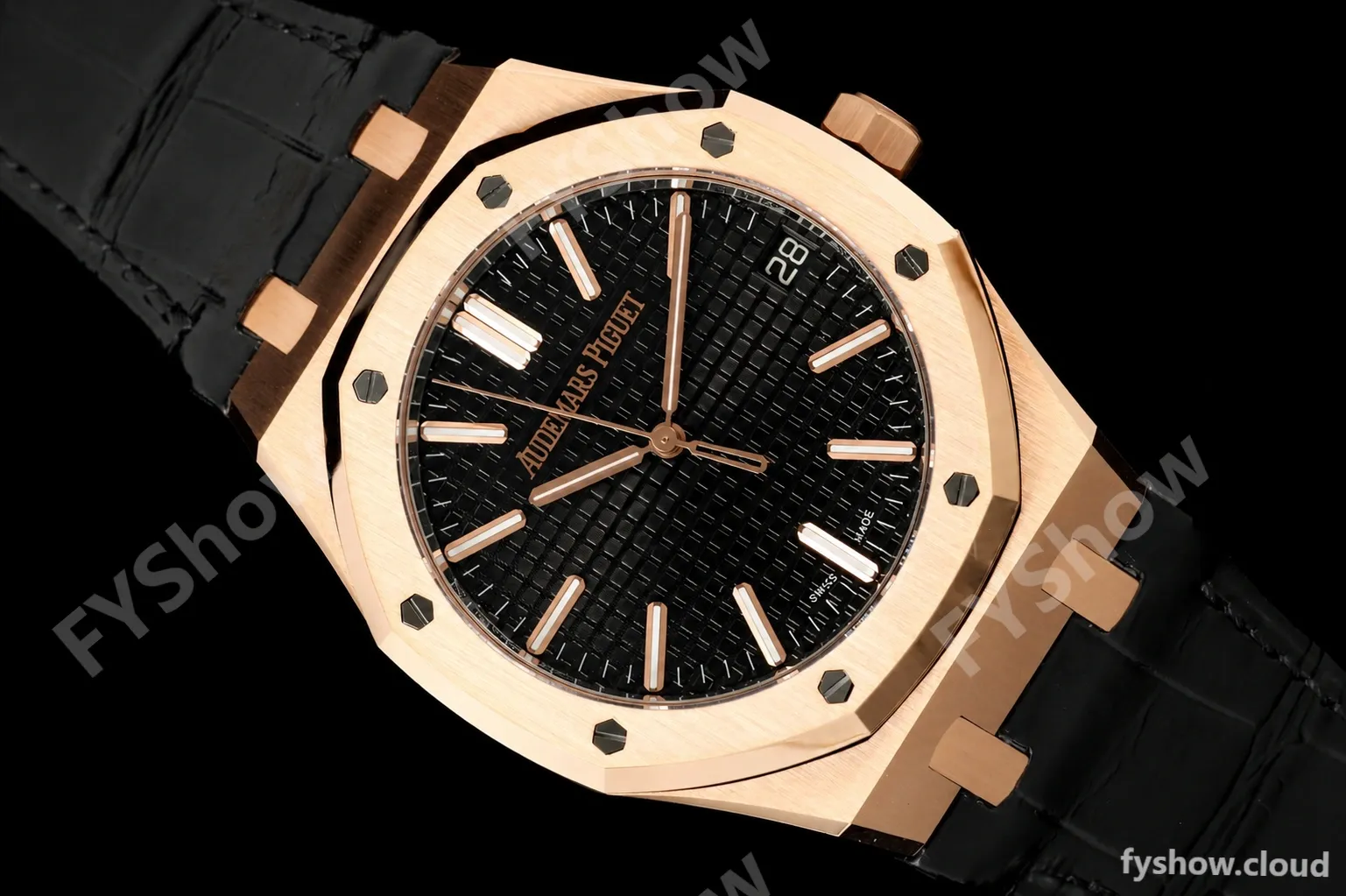 Audemars Piguet - Royal Oak 41mm 15510OR Gain Weight RG/LE Black Dial DDF DD4302 Mod - Image 26