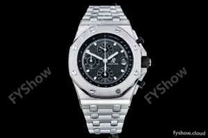 Audemars Piguet - AP ROO Chronograph SS/SS Grey/Stk APF A3126 Mod